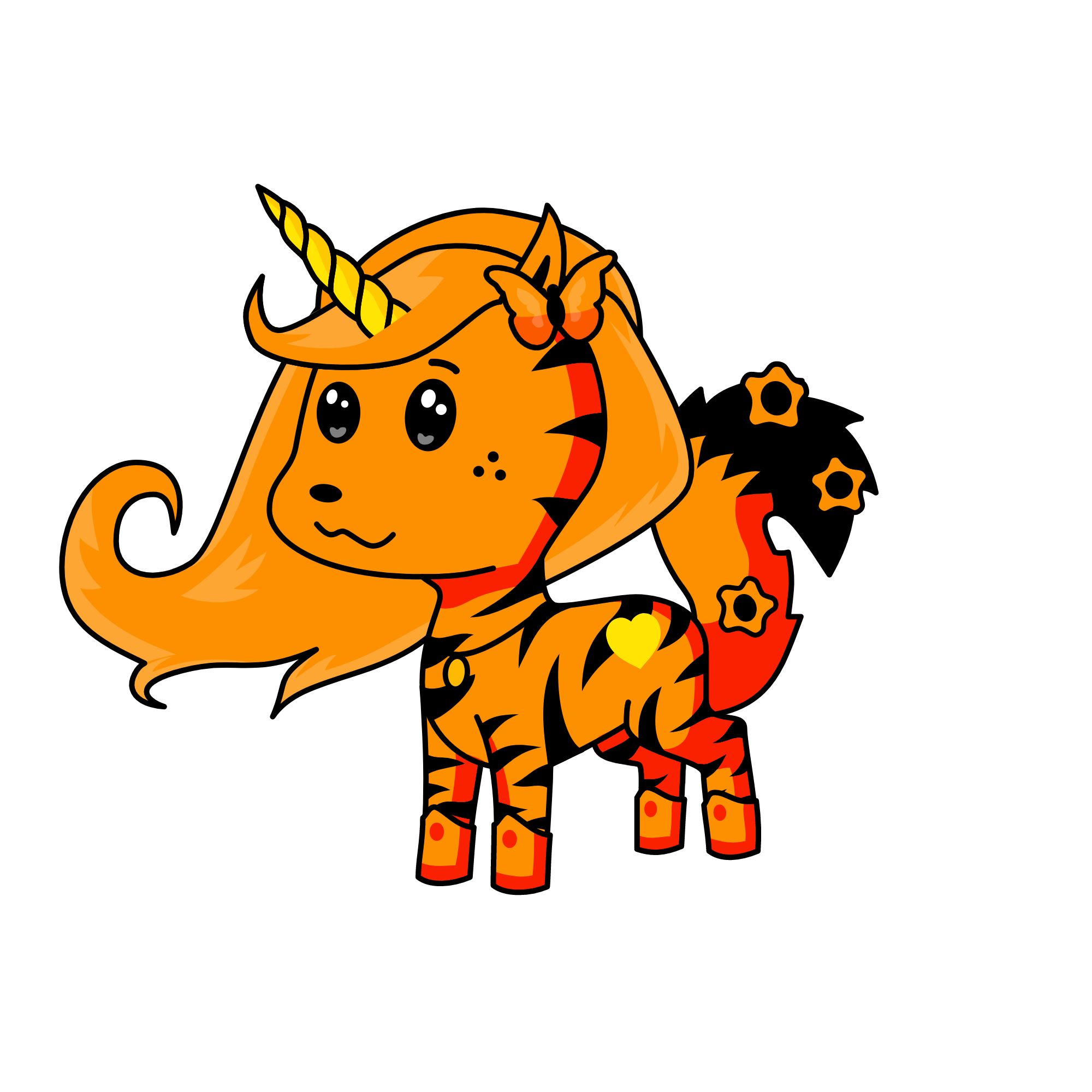 Foxy, the unicorn