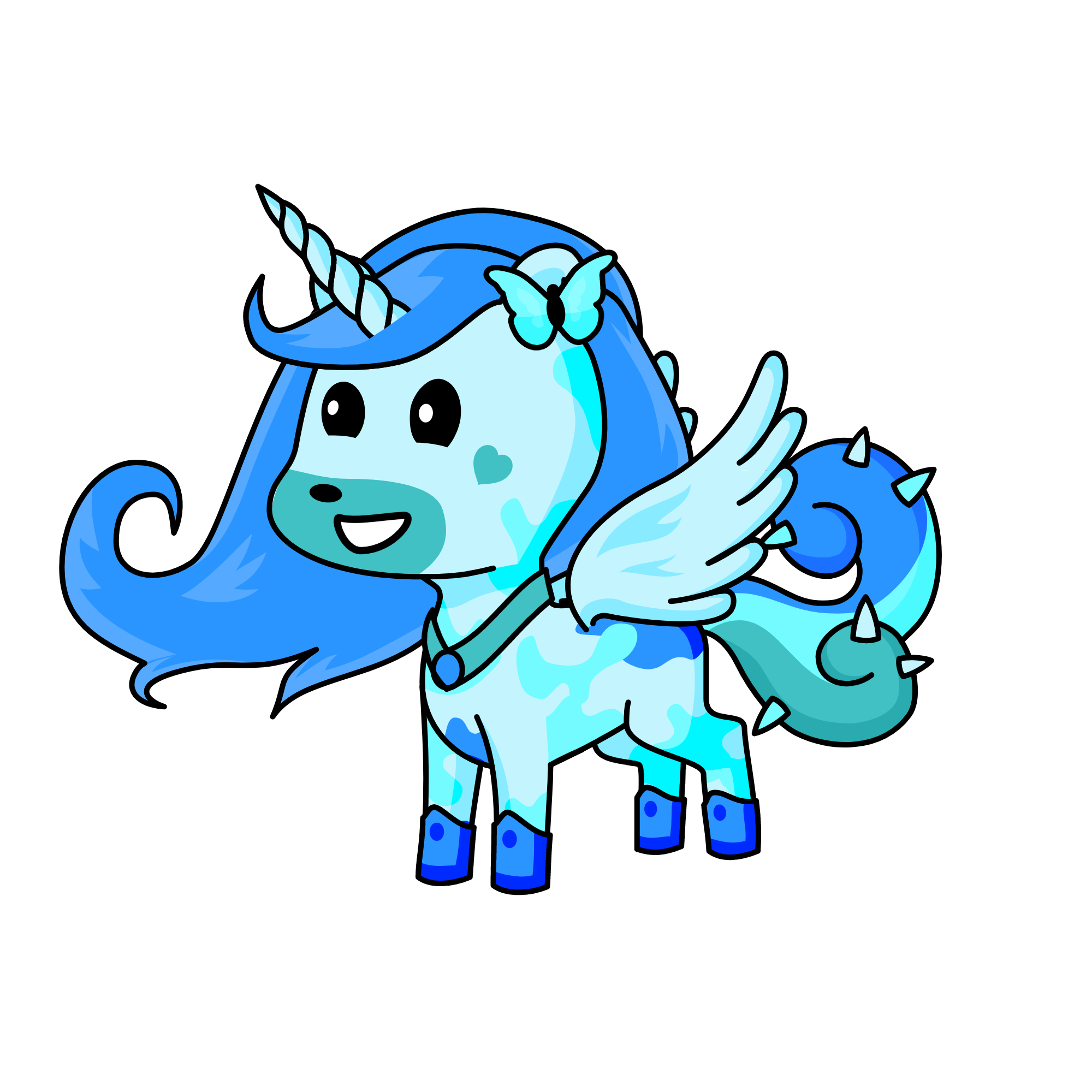 Ocean butterfly, the unicorn