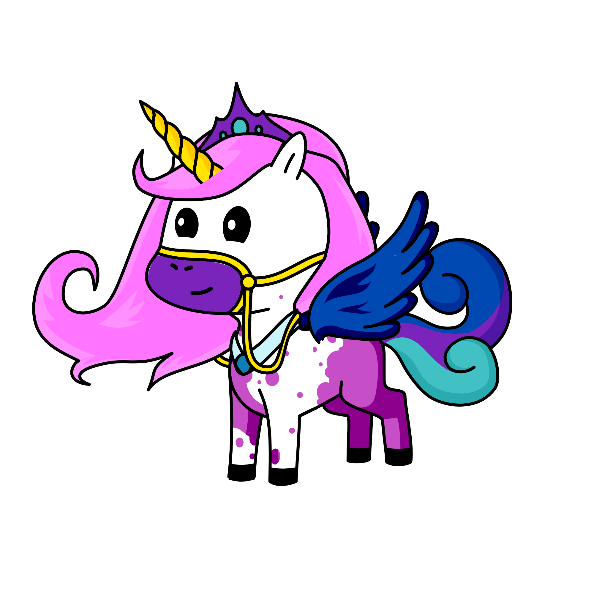 Winter, the unicorn