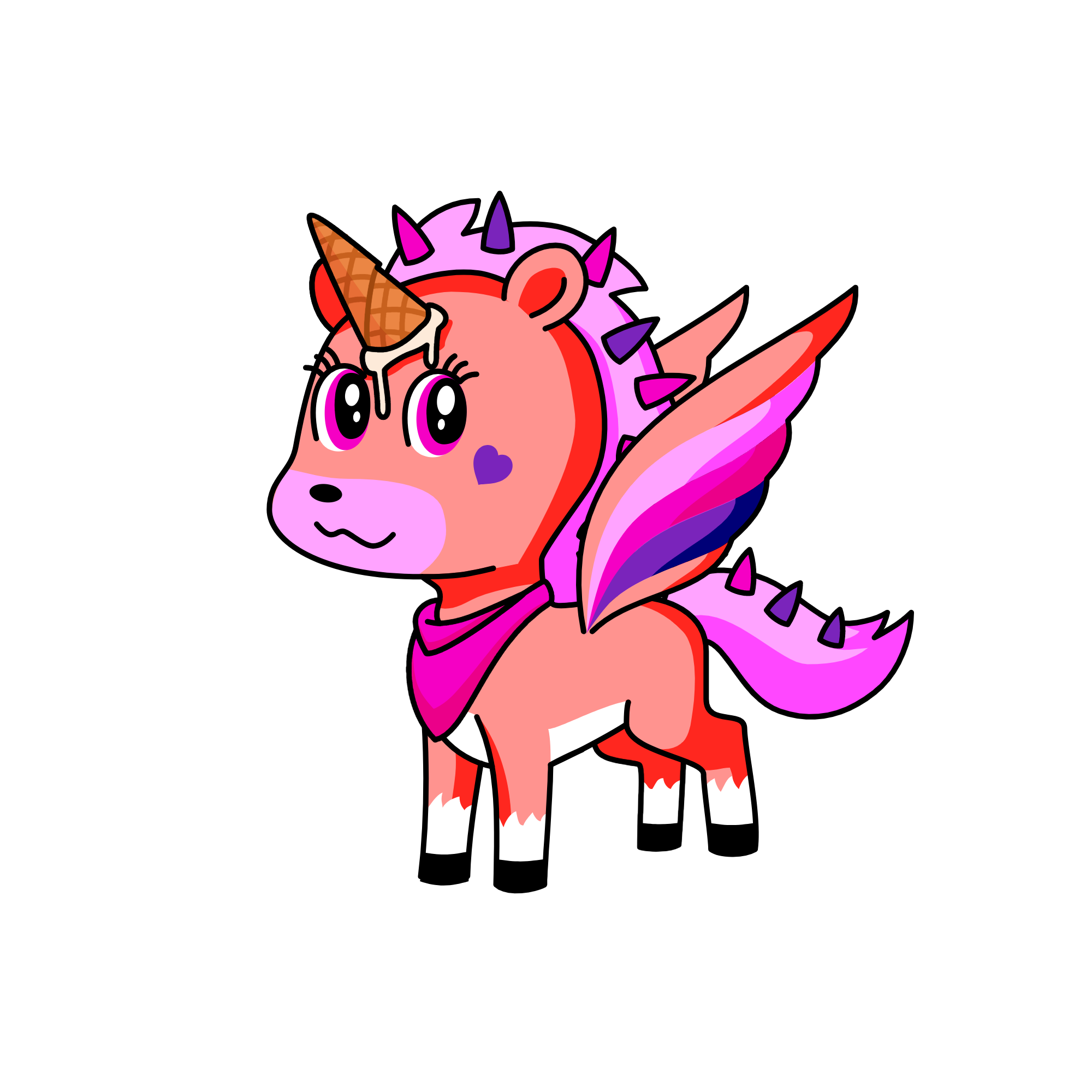 Rainbow (Original Younicorn) , the unicorn