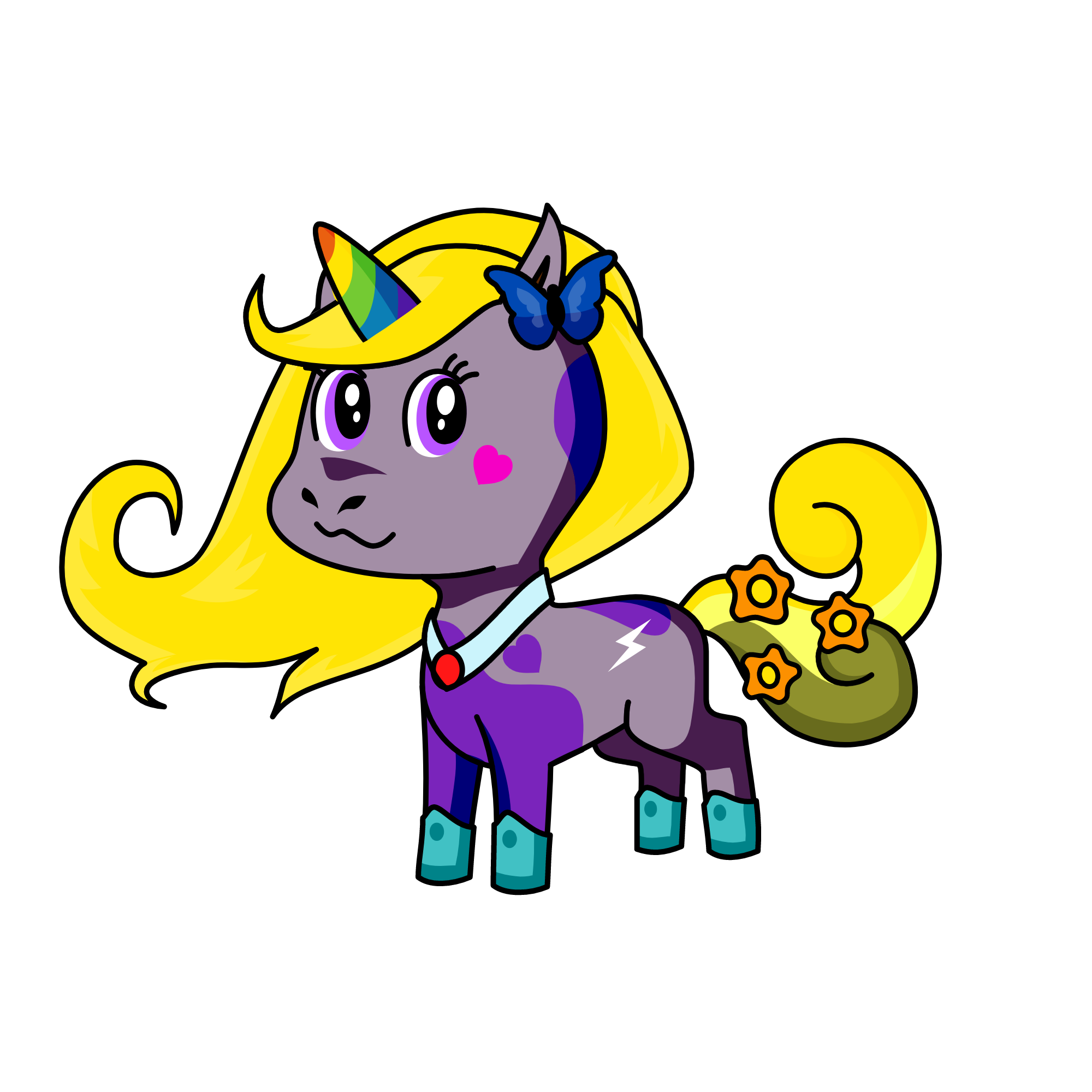 Starly, the unicorn