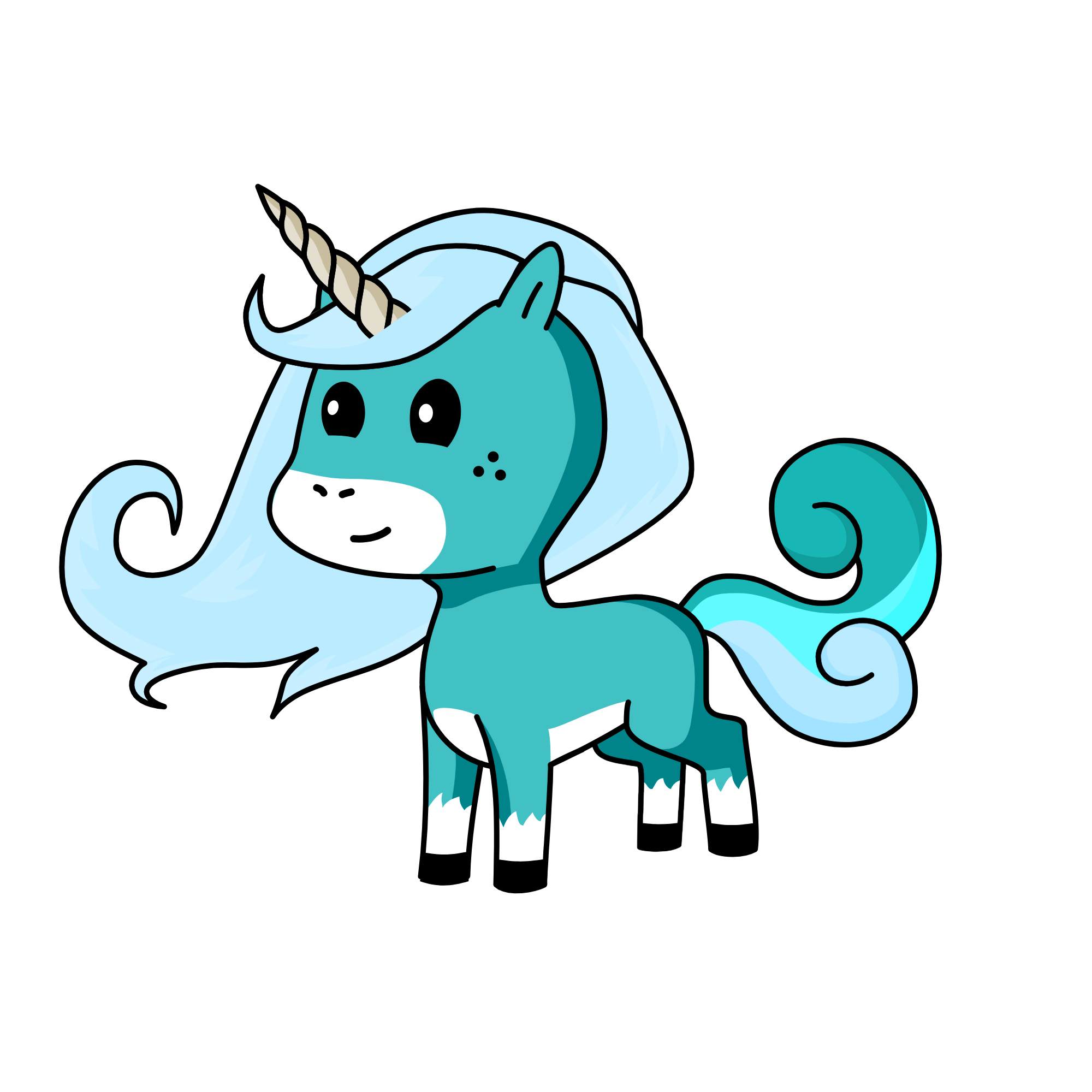 moon, the unicorn
