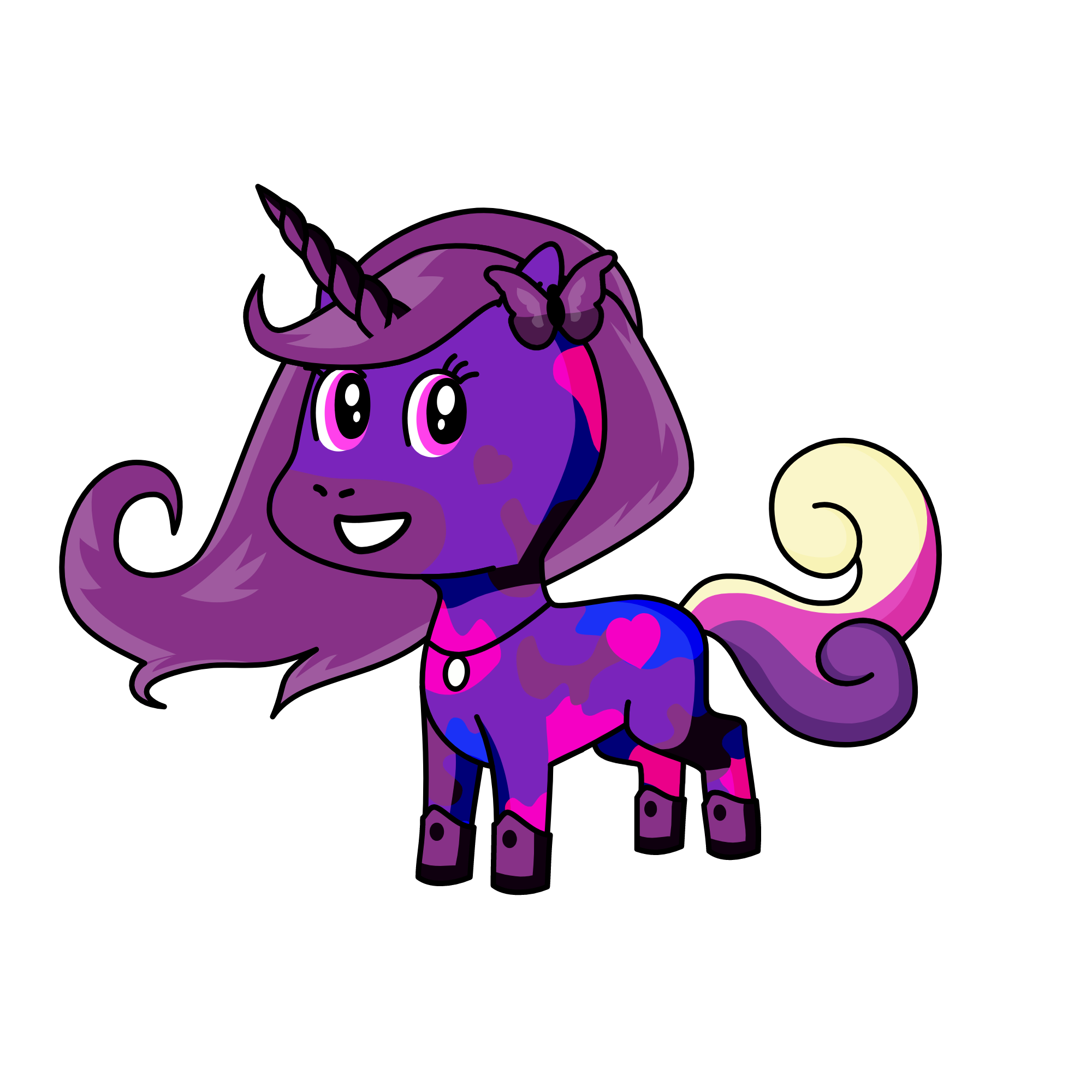 Borboleta, the unicorn