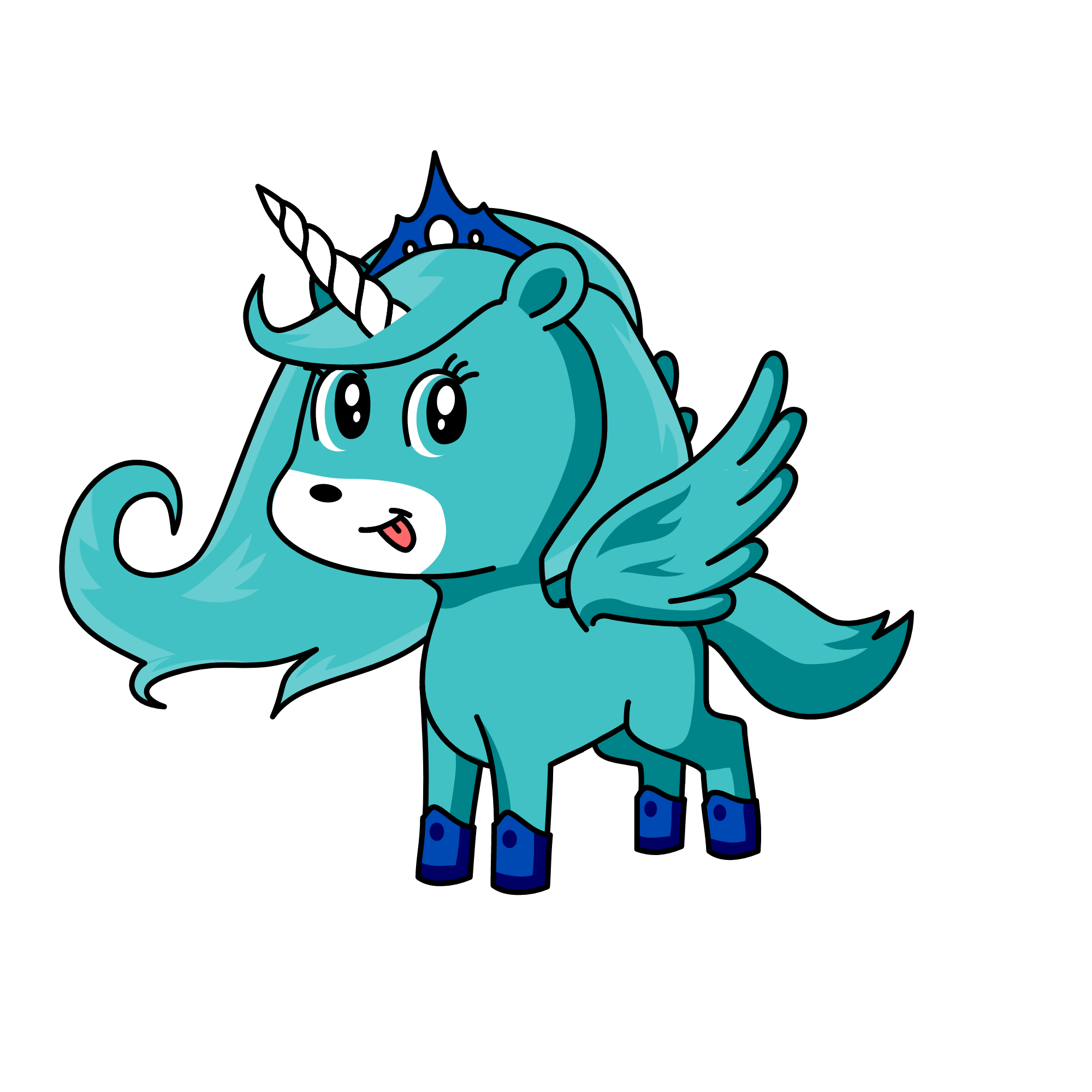 crystal/from frozen 2, the unicorn