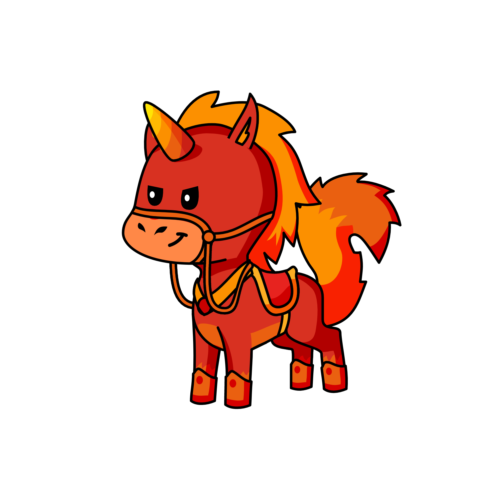 Fire, the unicorn