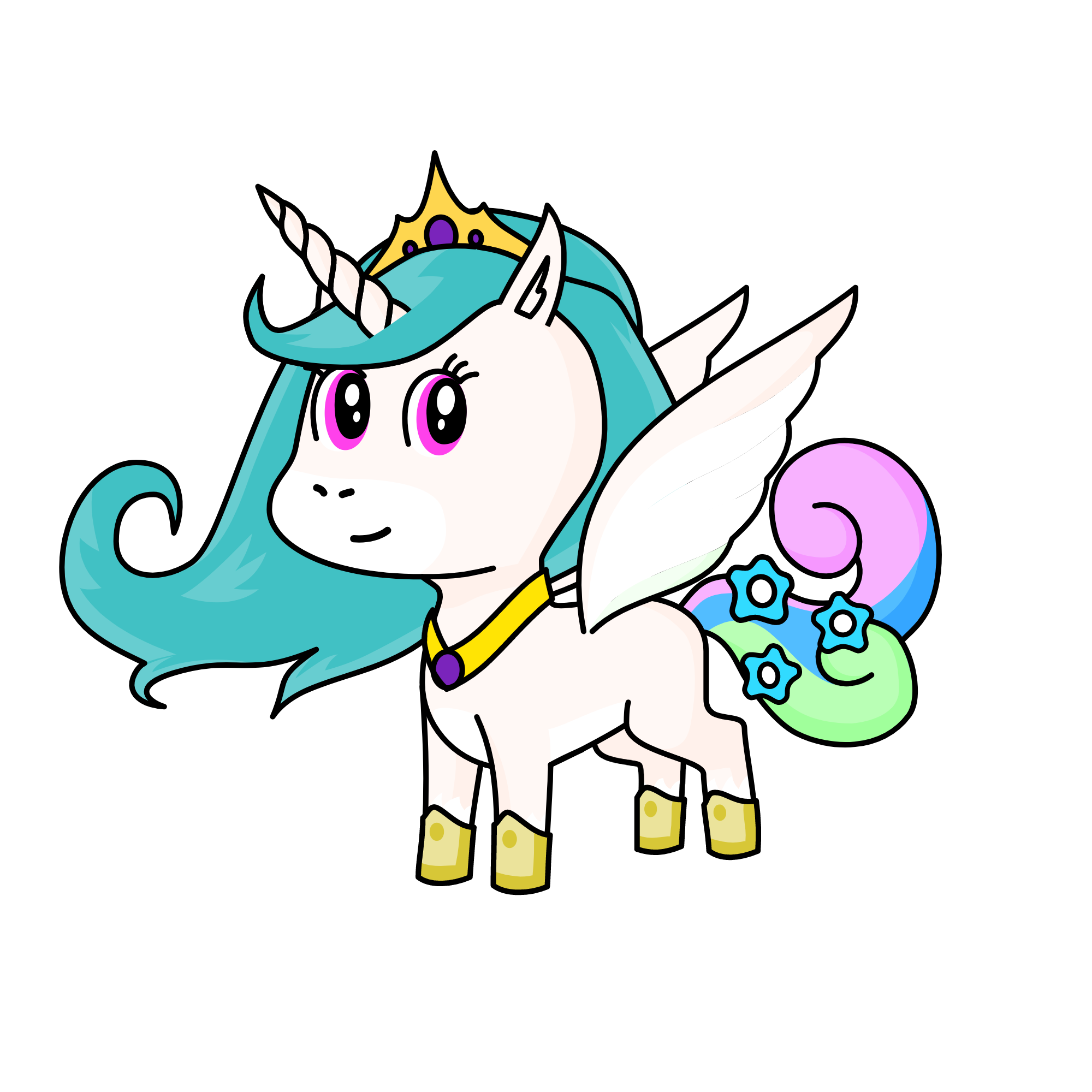 Princess Celestia, the unicorn