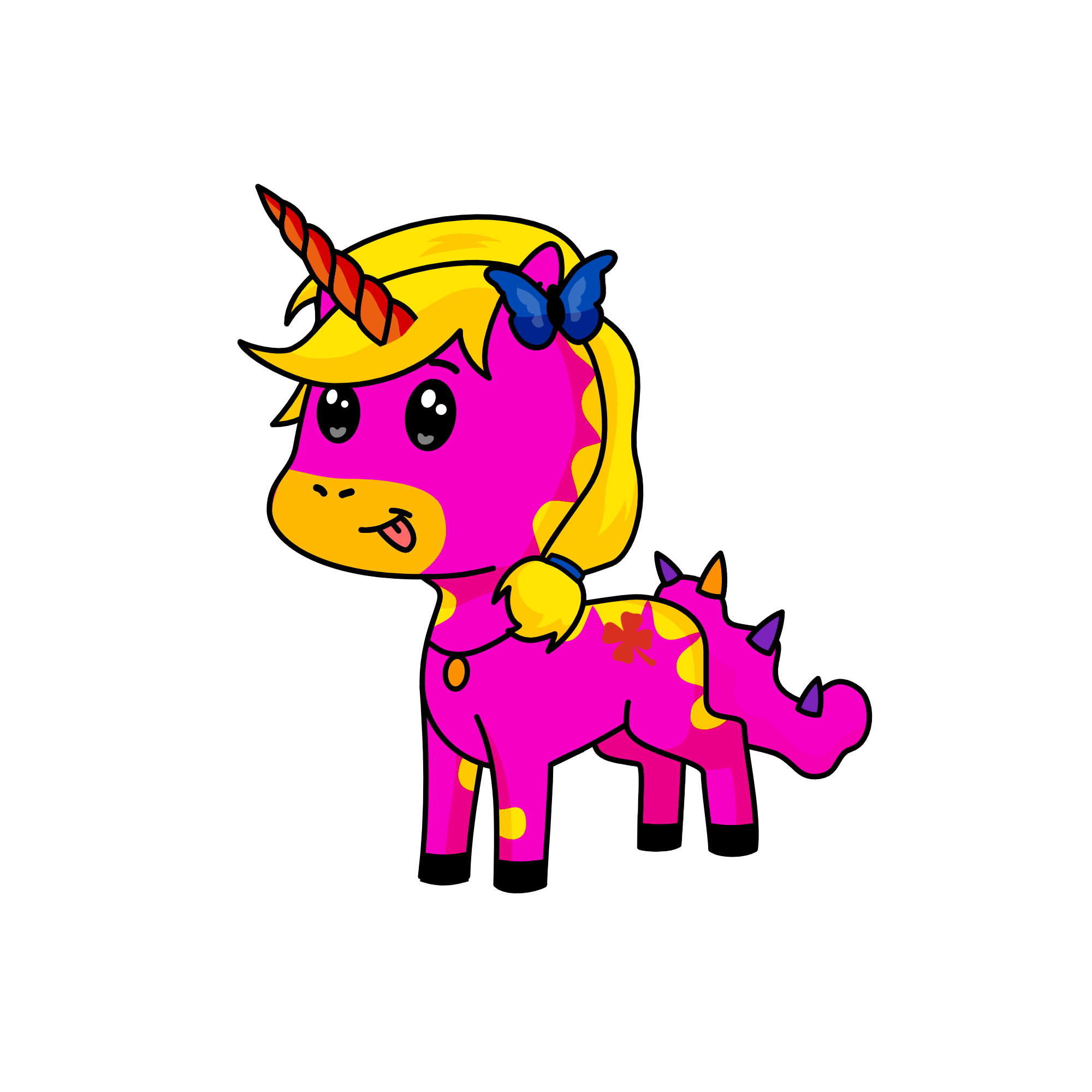Pinky, the unicorn