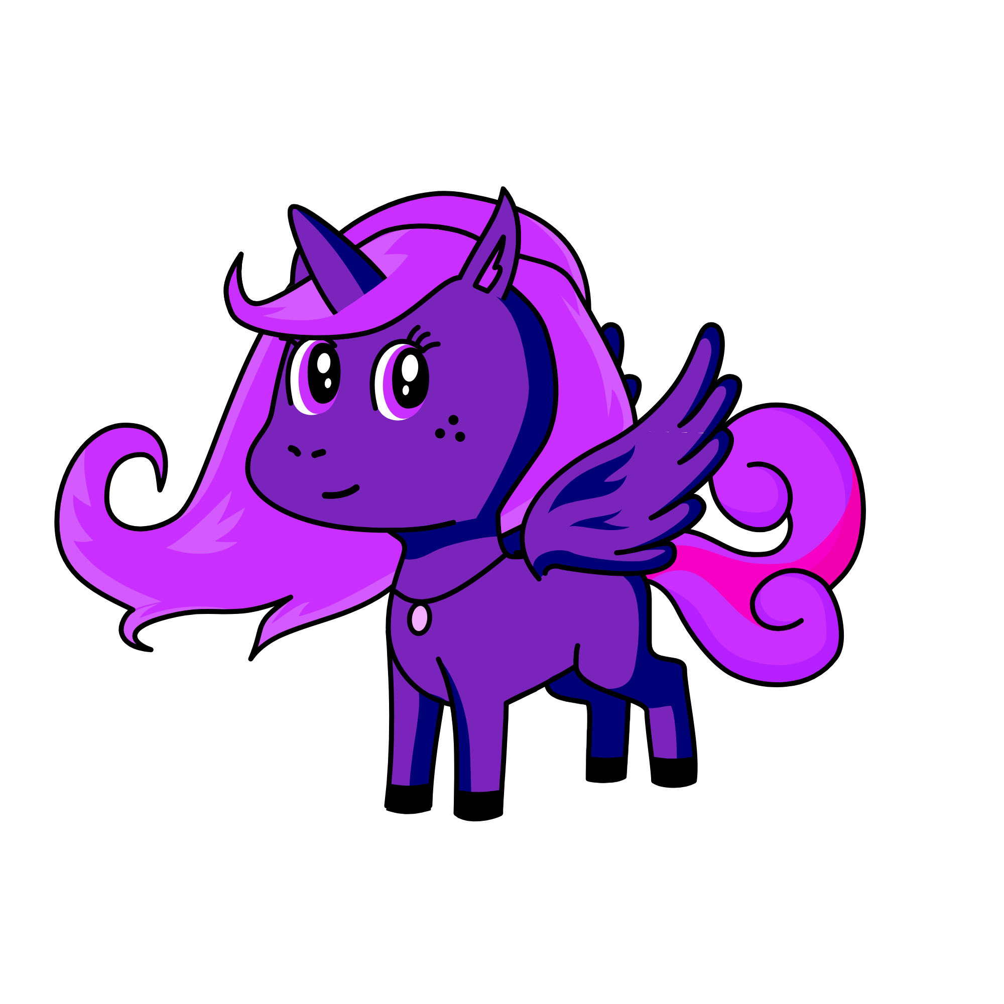 Twilight sparkle, the unicorn