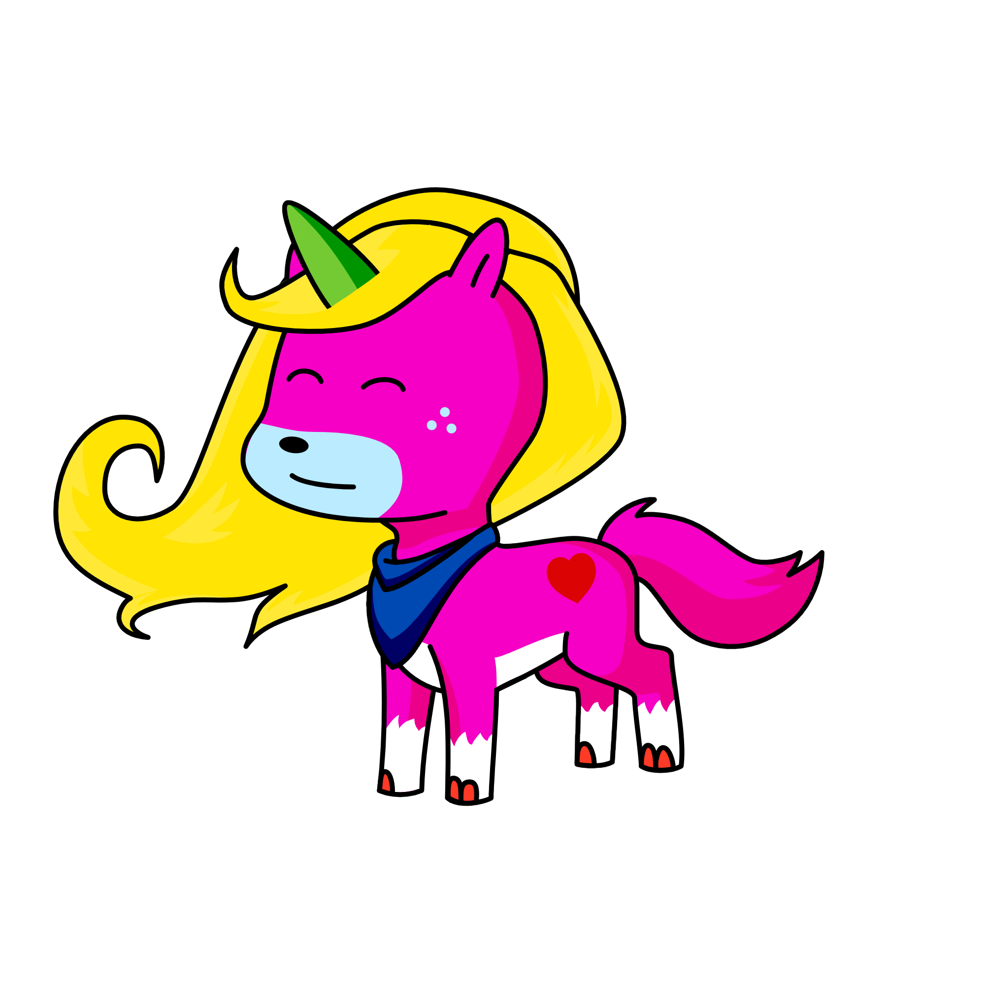 dhusijkoasj, the unicorn