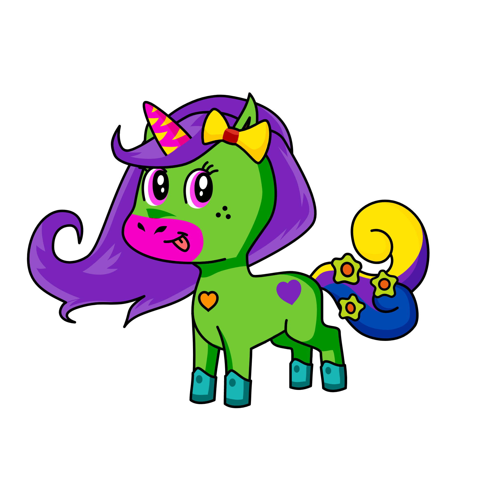 Gece Boynuzu, the unicorn