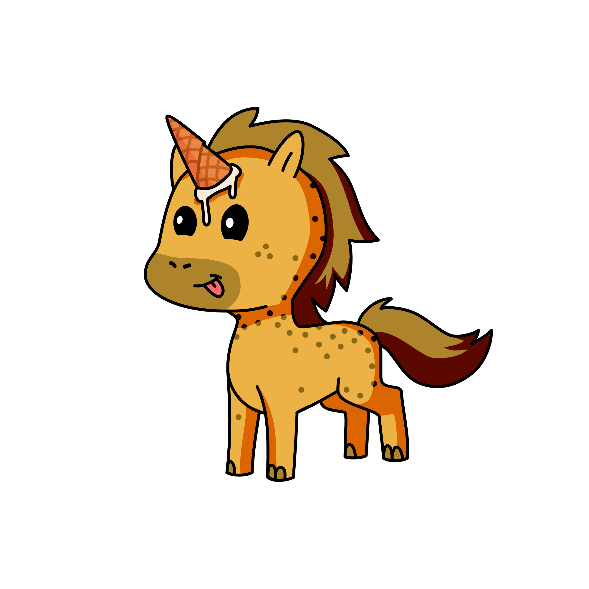 Gelato Caramello, the unicorn