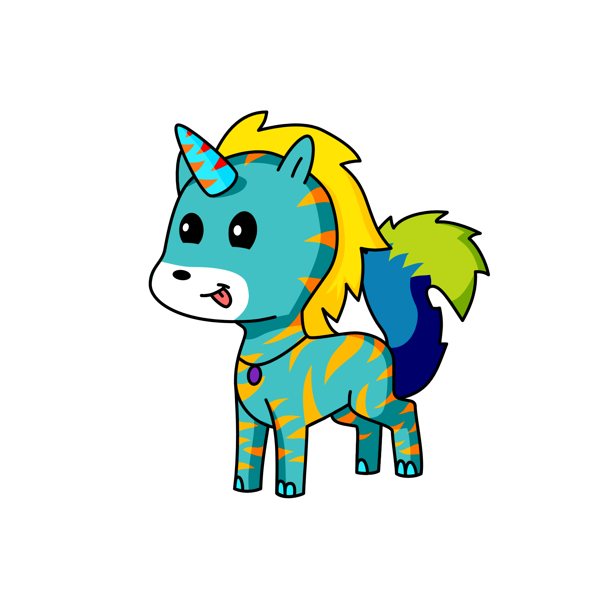 Midnight, the unicorn
