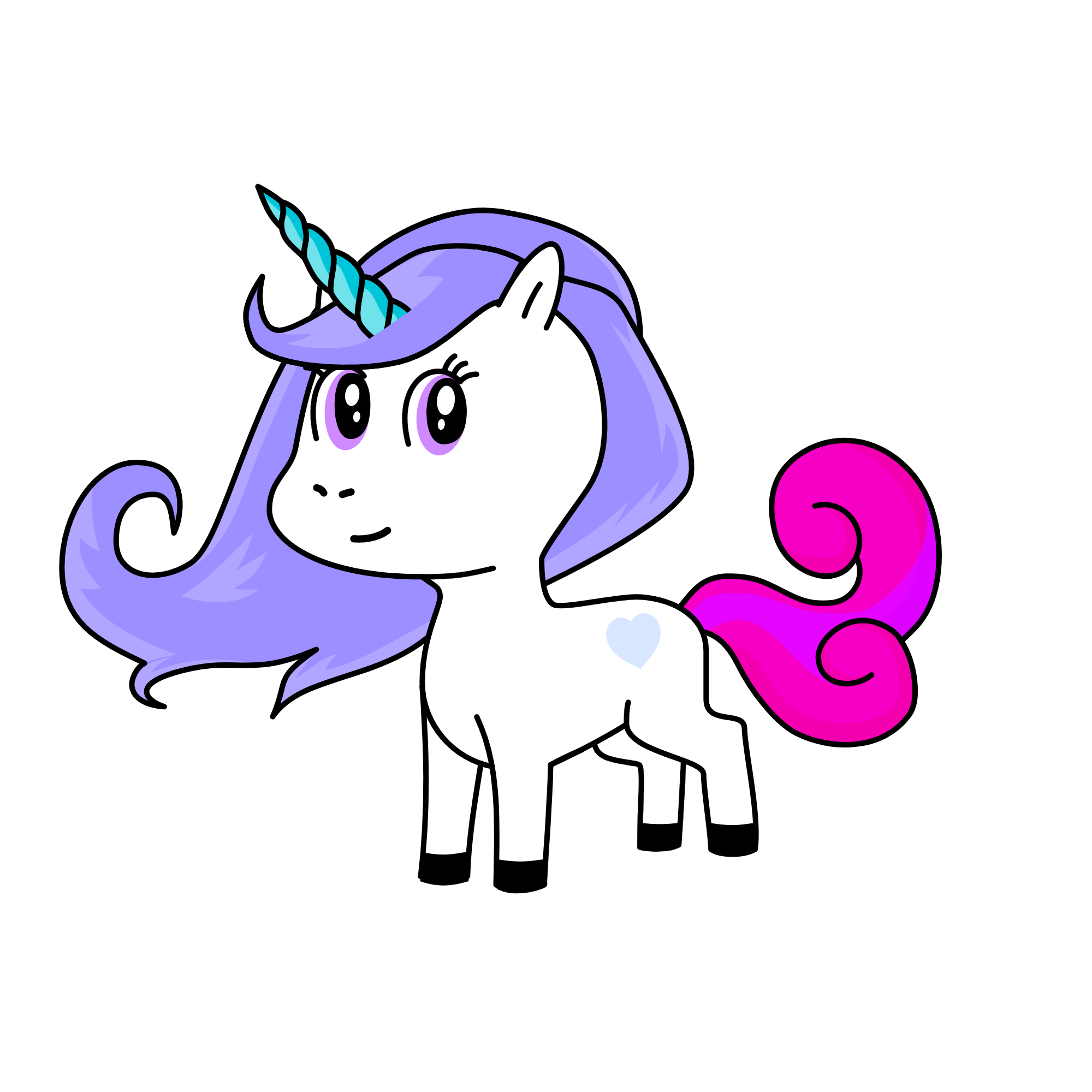 SWEETY, the unicorn