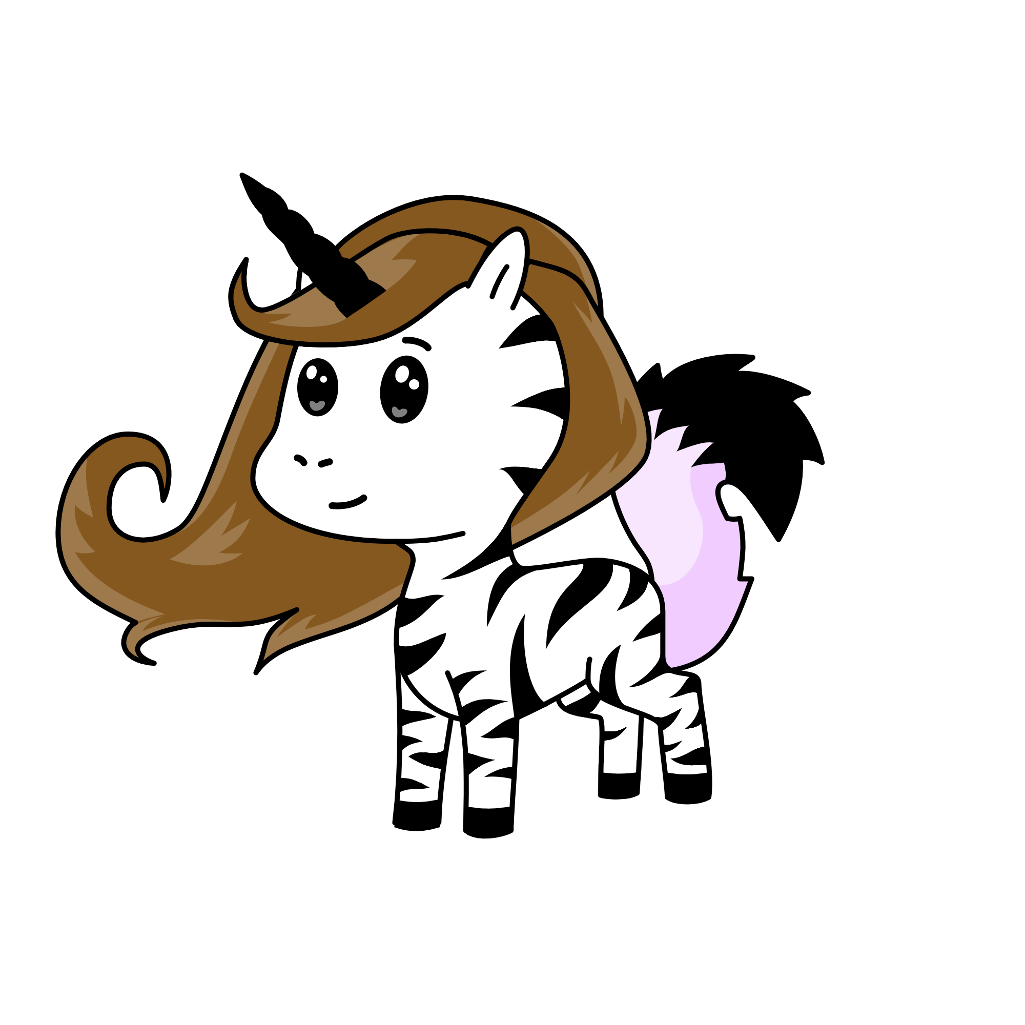 zebra, the unicorn