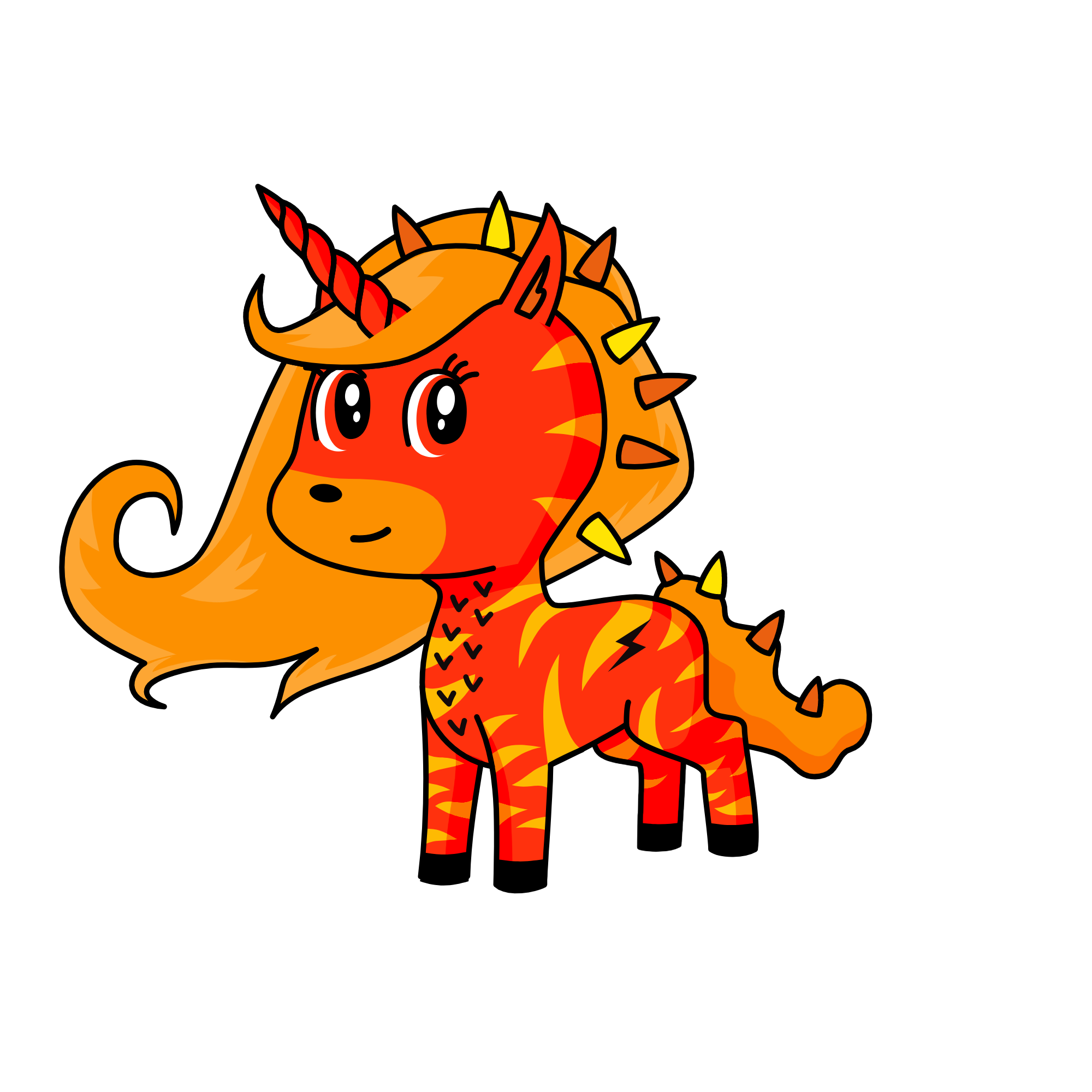 princess flamecutter, the unicorn