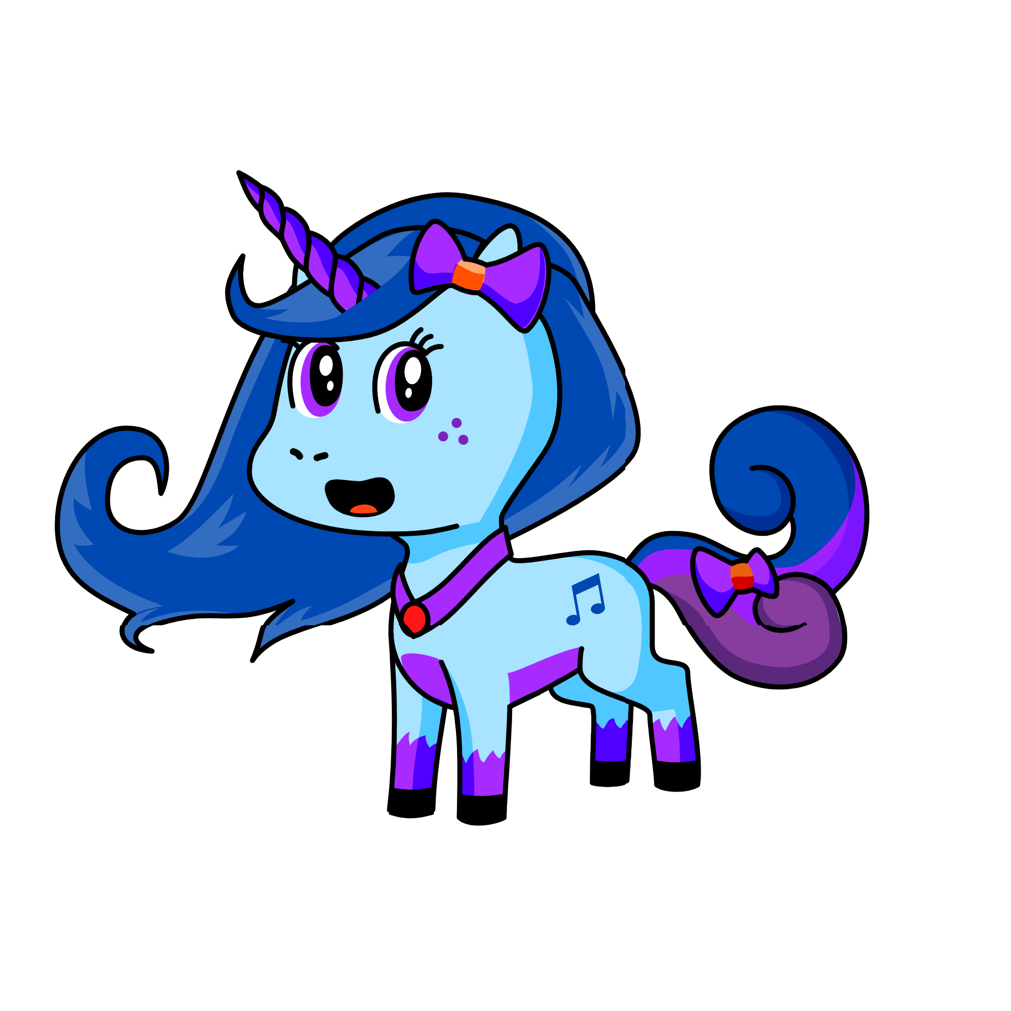 Legendary (rare to find), the unicorn