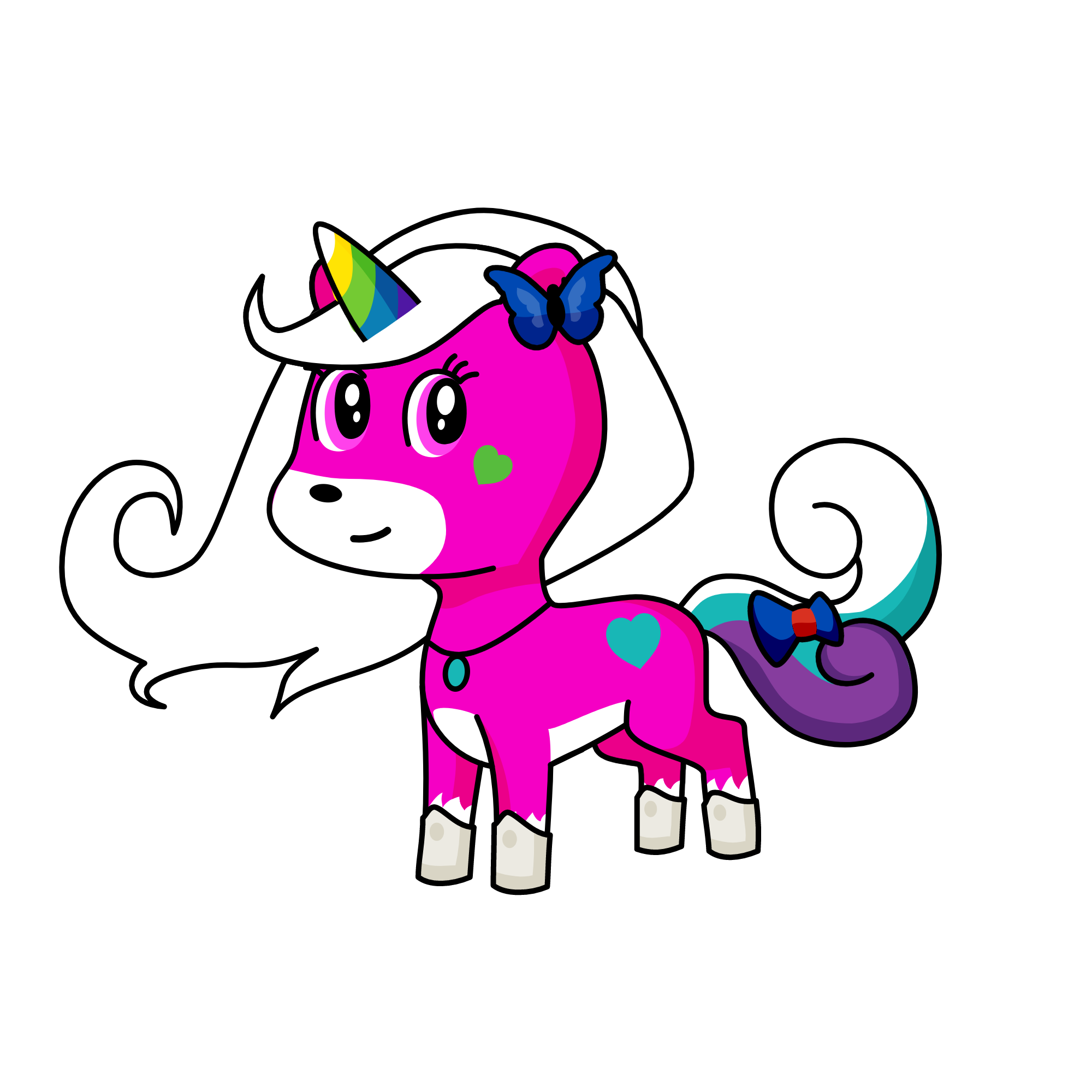 pinky pie, the unicorn