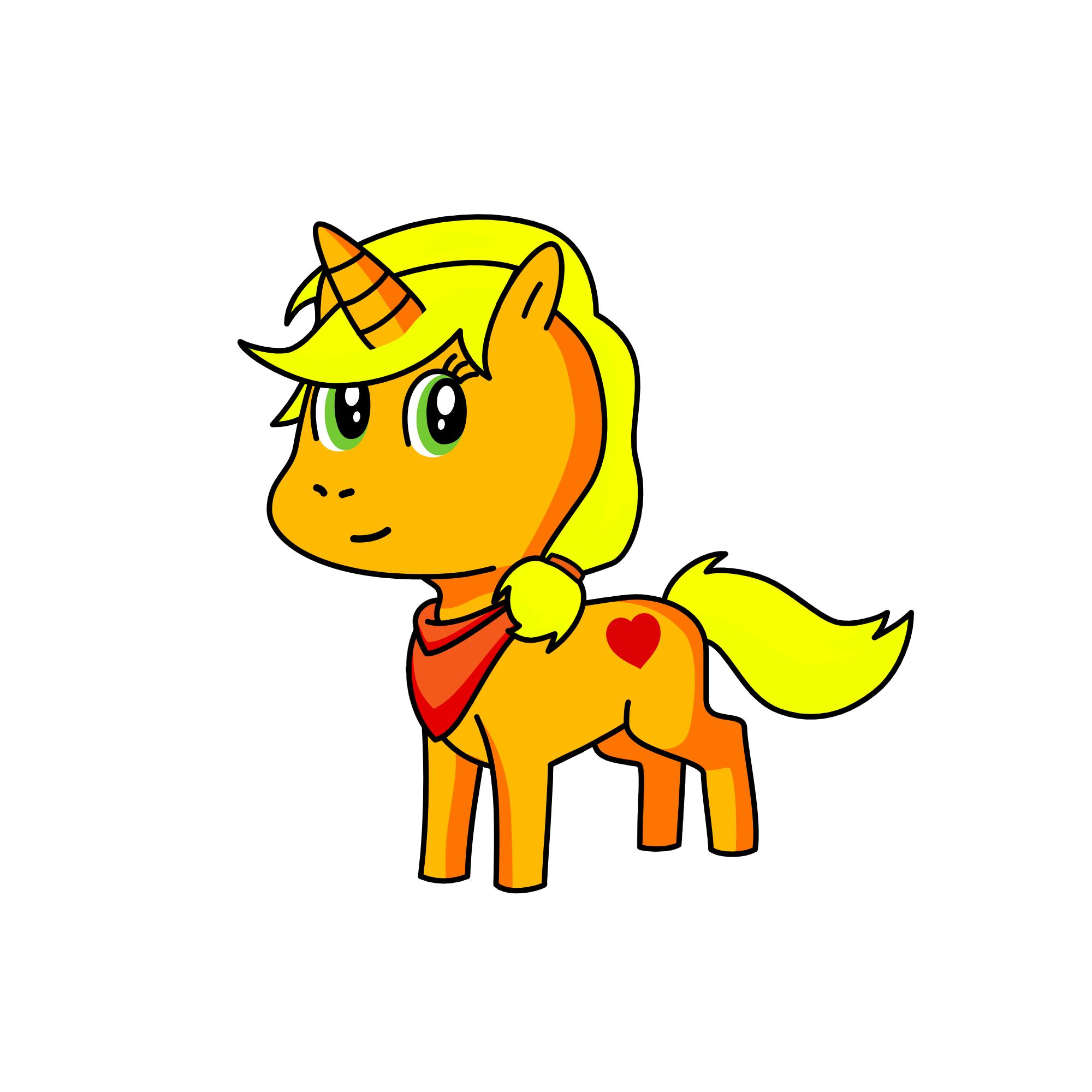 applejack, the unicorn