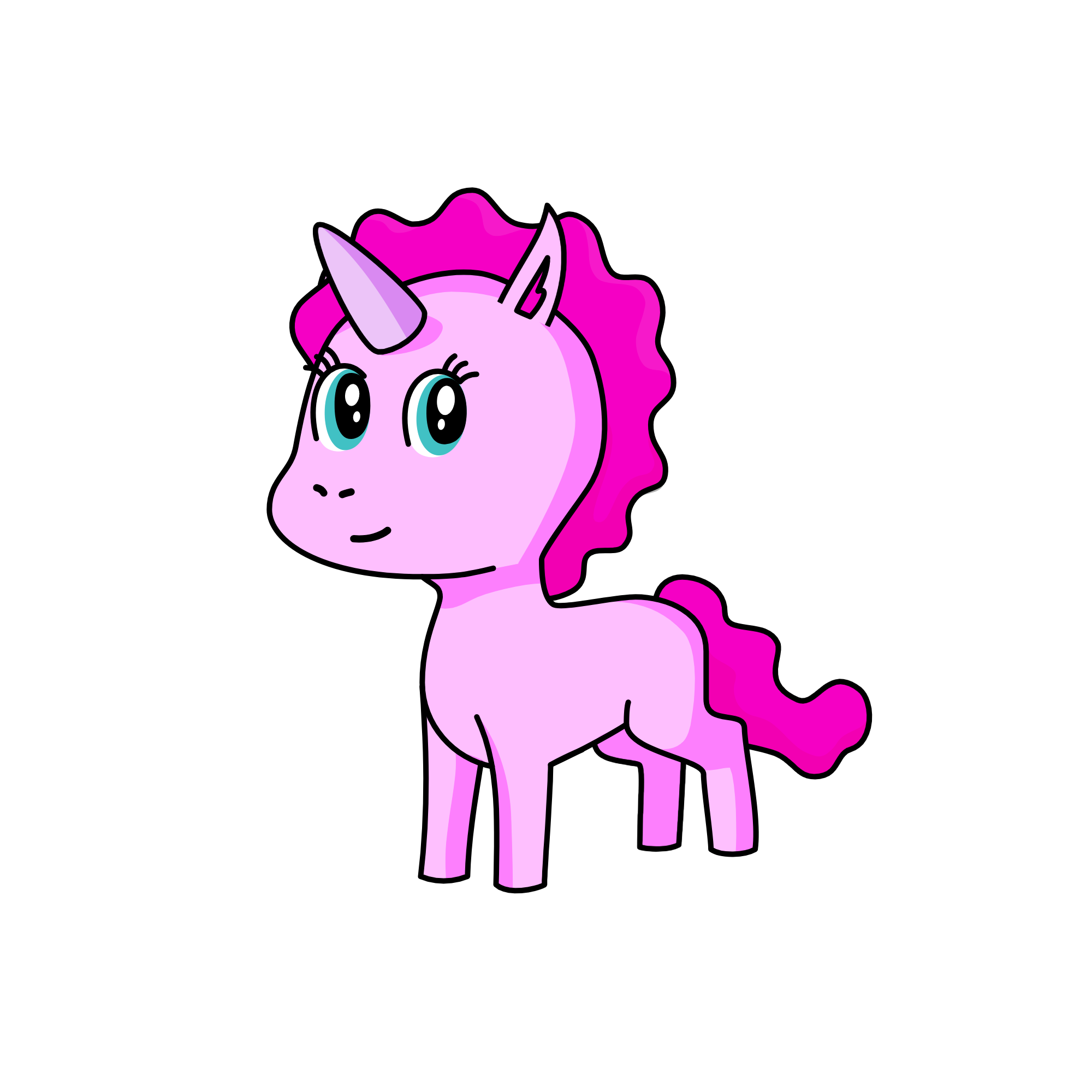 Pinky pie, the unicorn