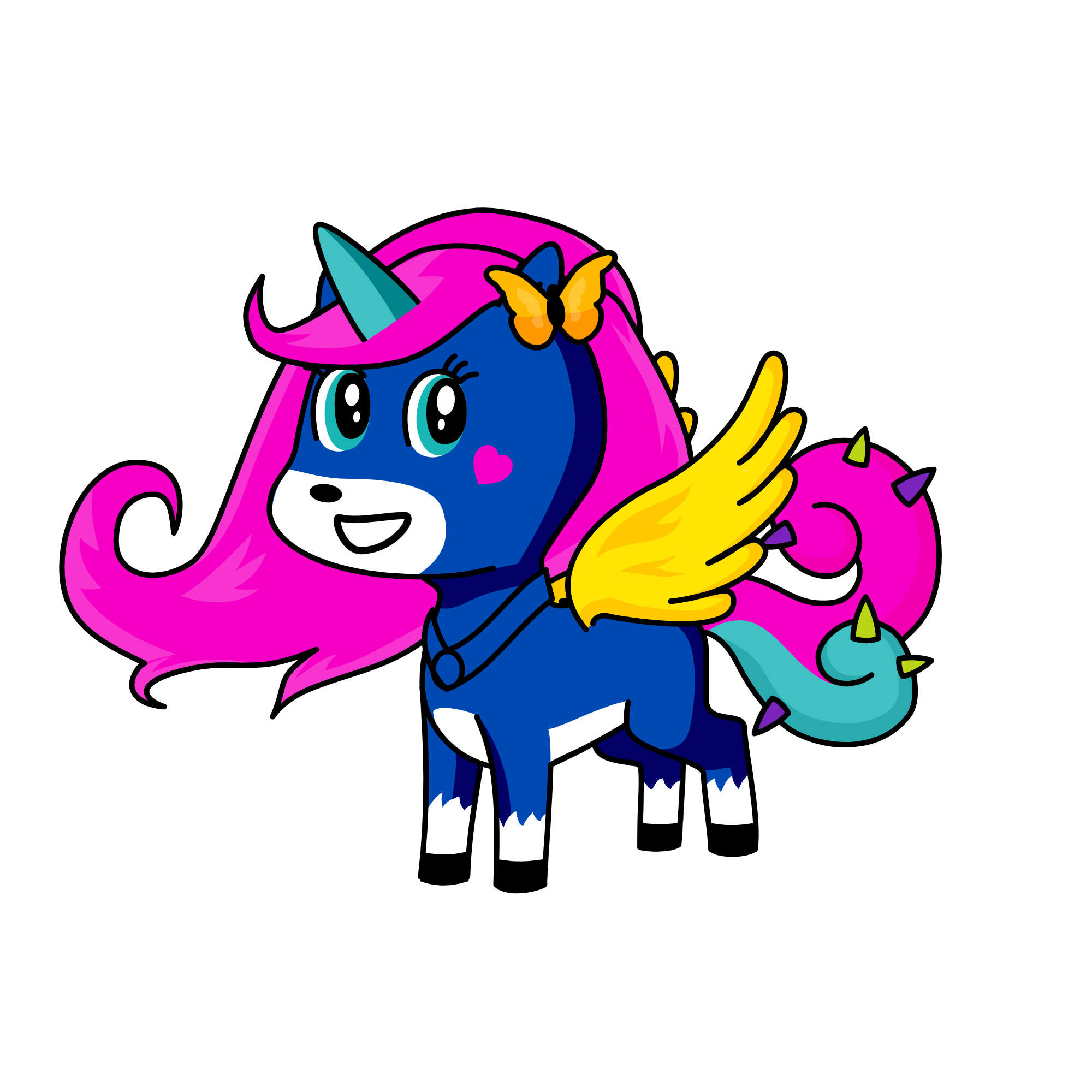 Random, the unicorn