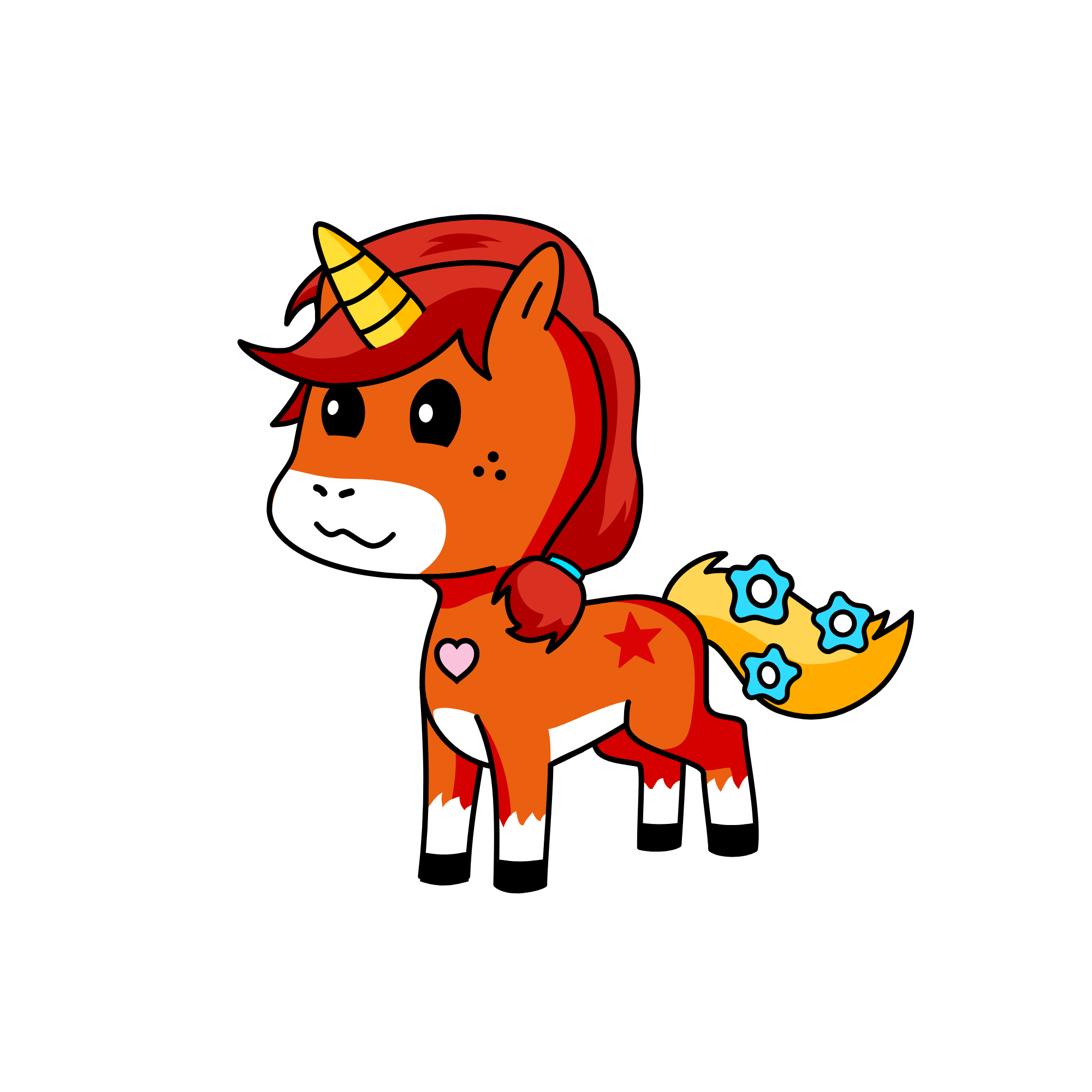 FLAME, the unicorn