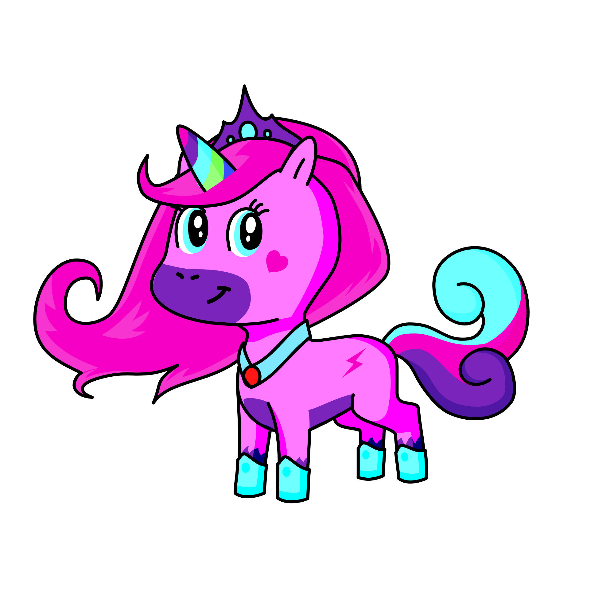 şimşek kız, the unicorn