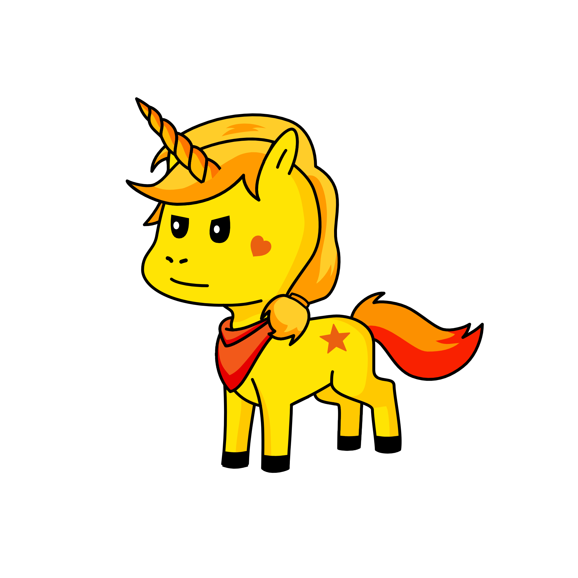 Senpaicorn, the unicorn