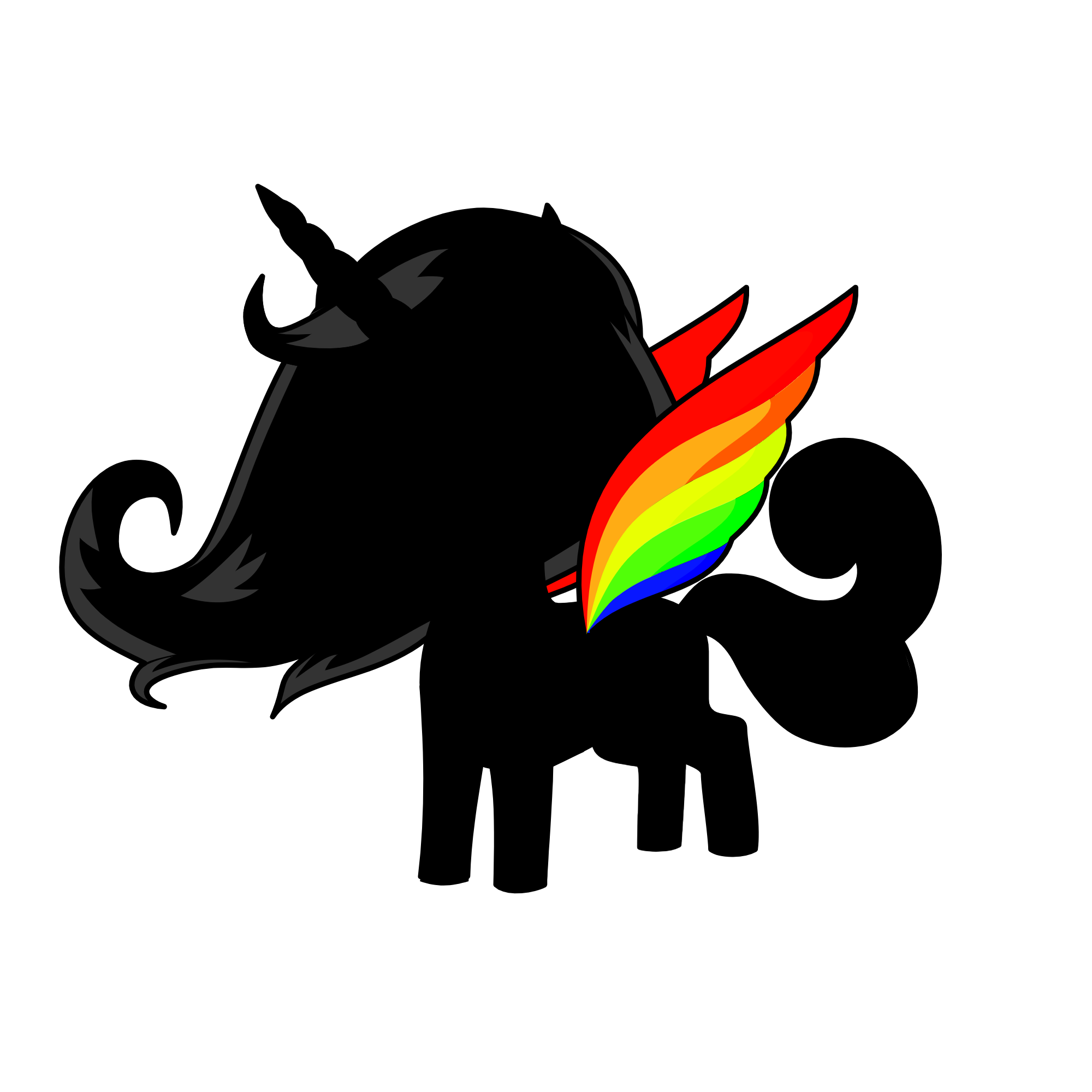 Rainbow 🌈, the unicorn
