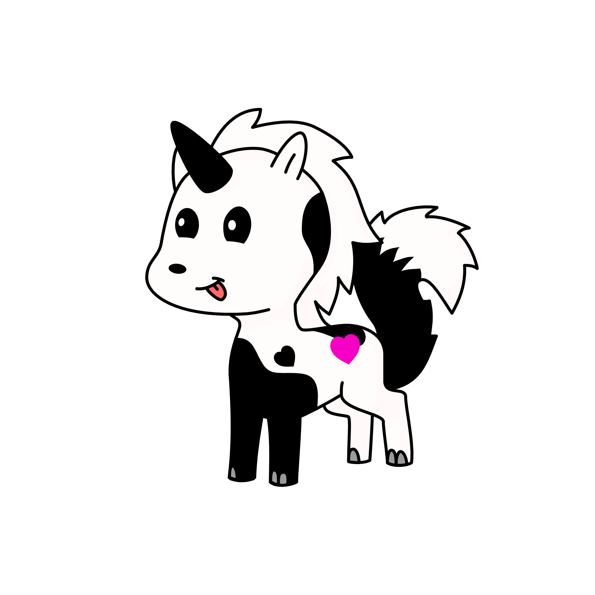 Lady, the unicorn