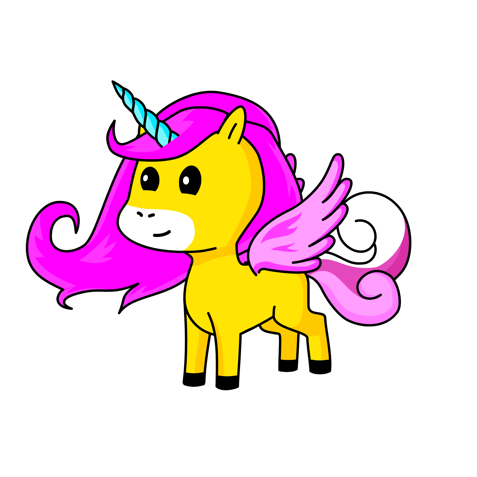 glitter, the unicorn