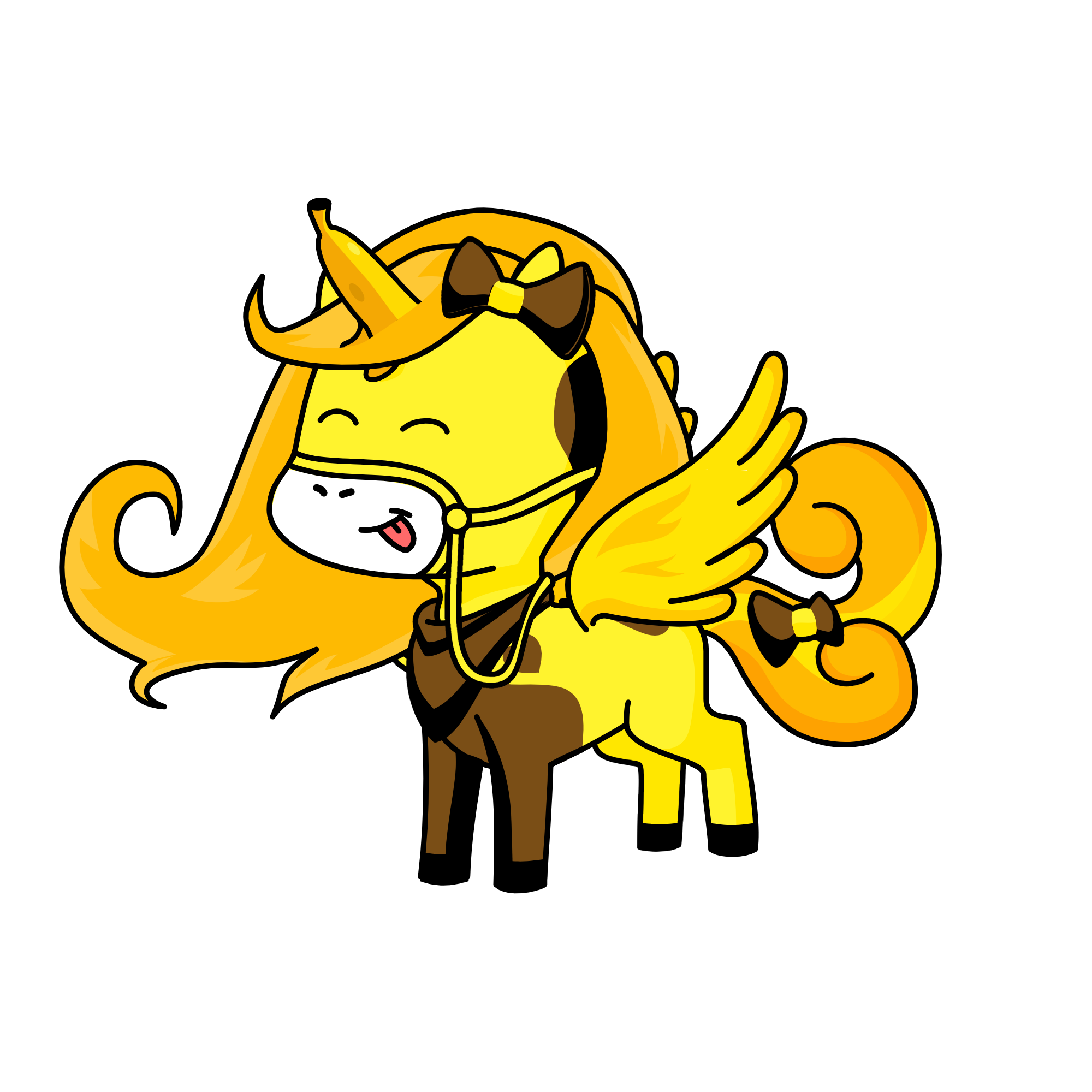 Banana Head, the unicorn