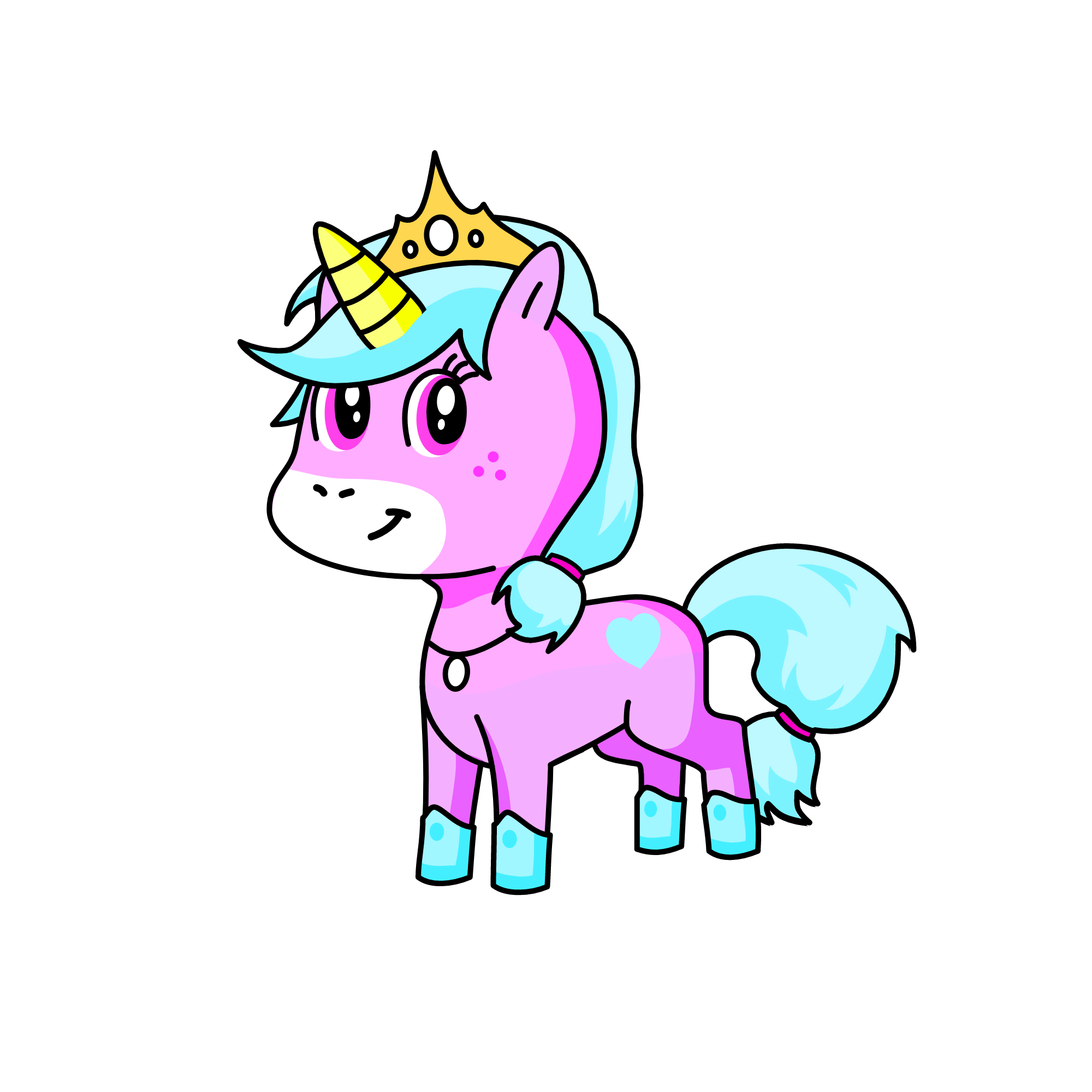 Princess Candy, the unicorn