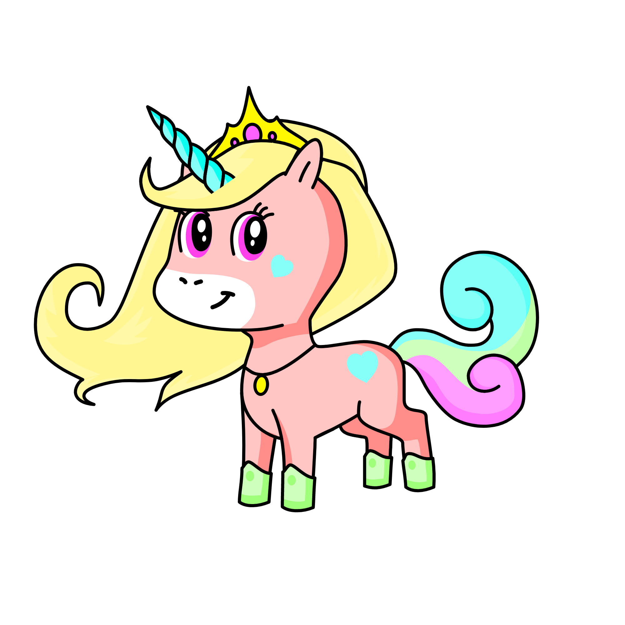 Queen Candy, the unicorn