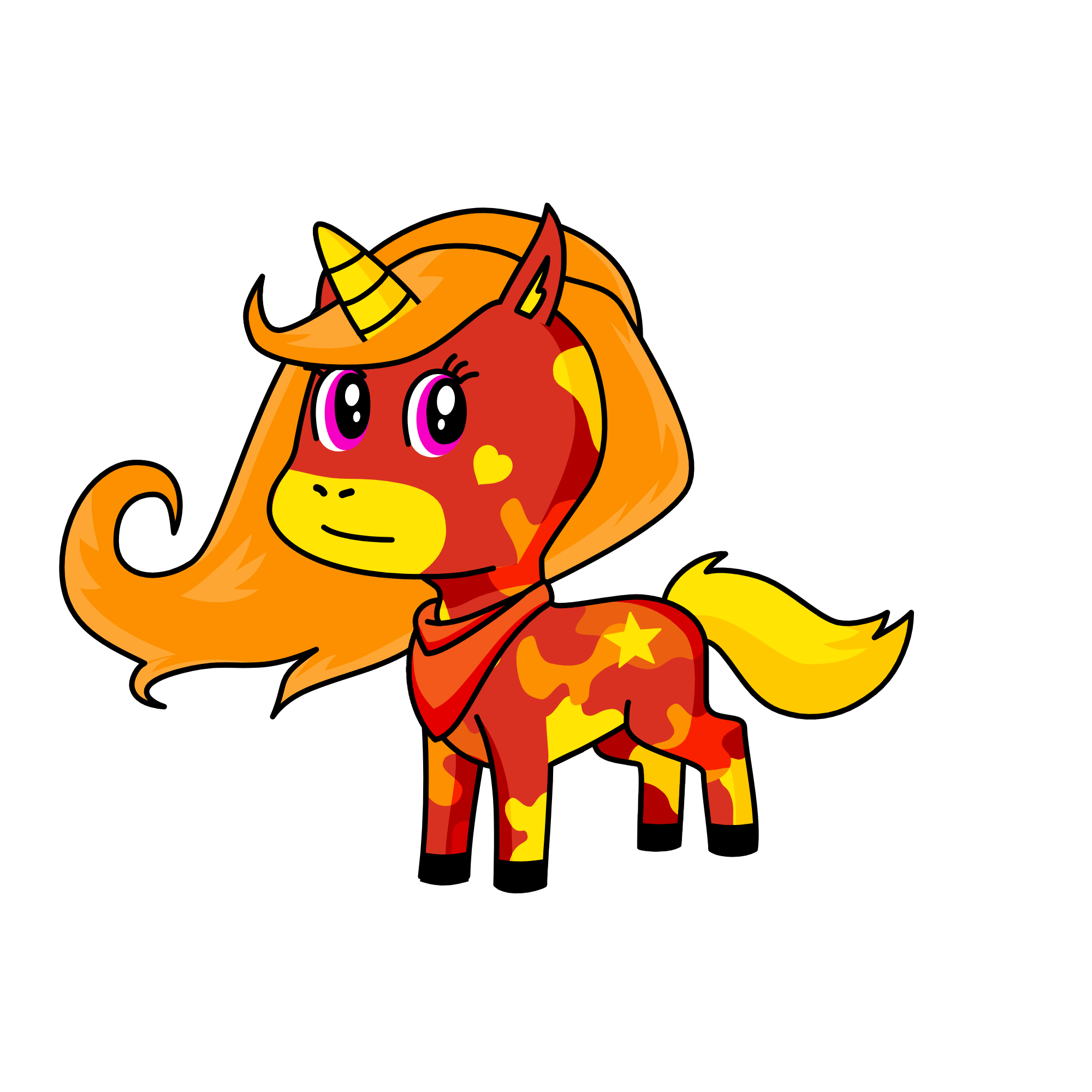Poly, the unicorn