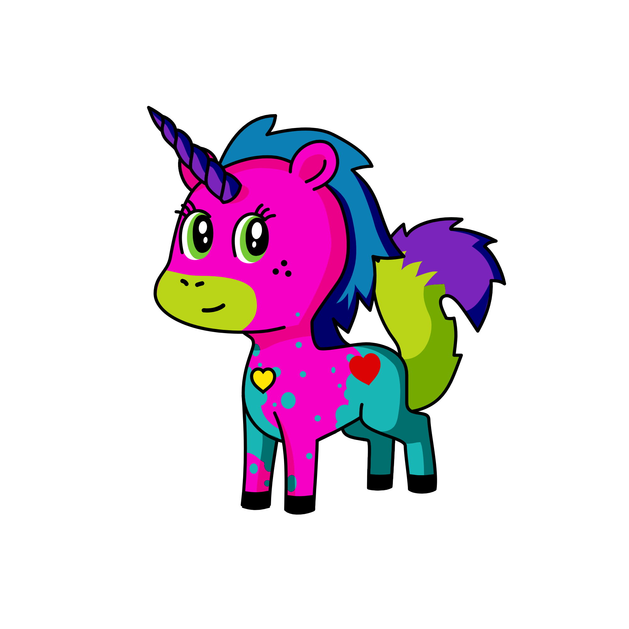 Victoria, the unicorn