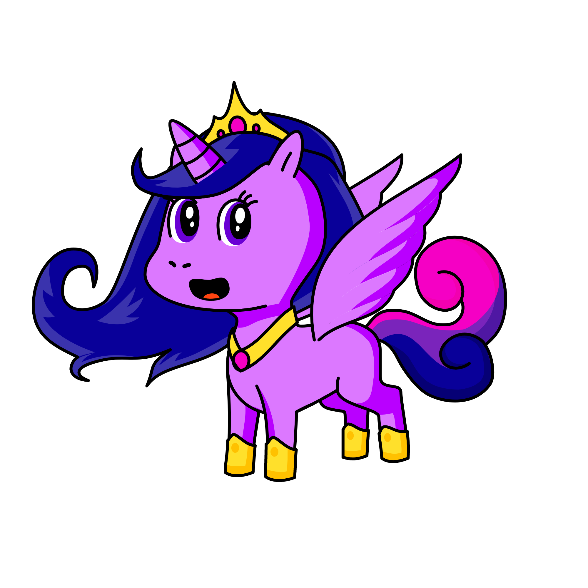 Princess Twilight Sparkle, the unicorn