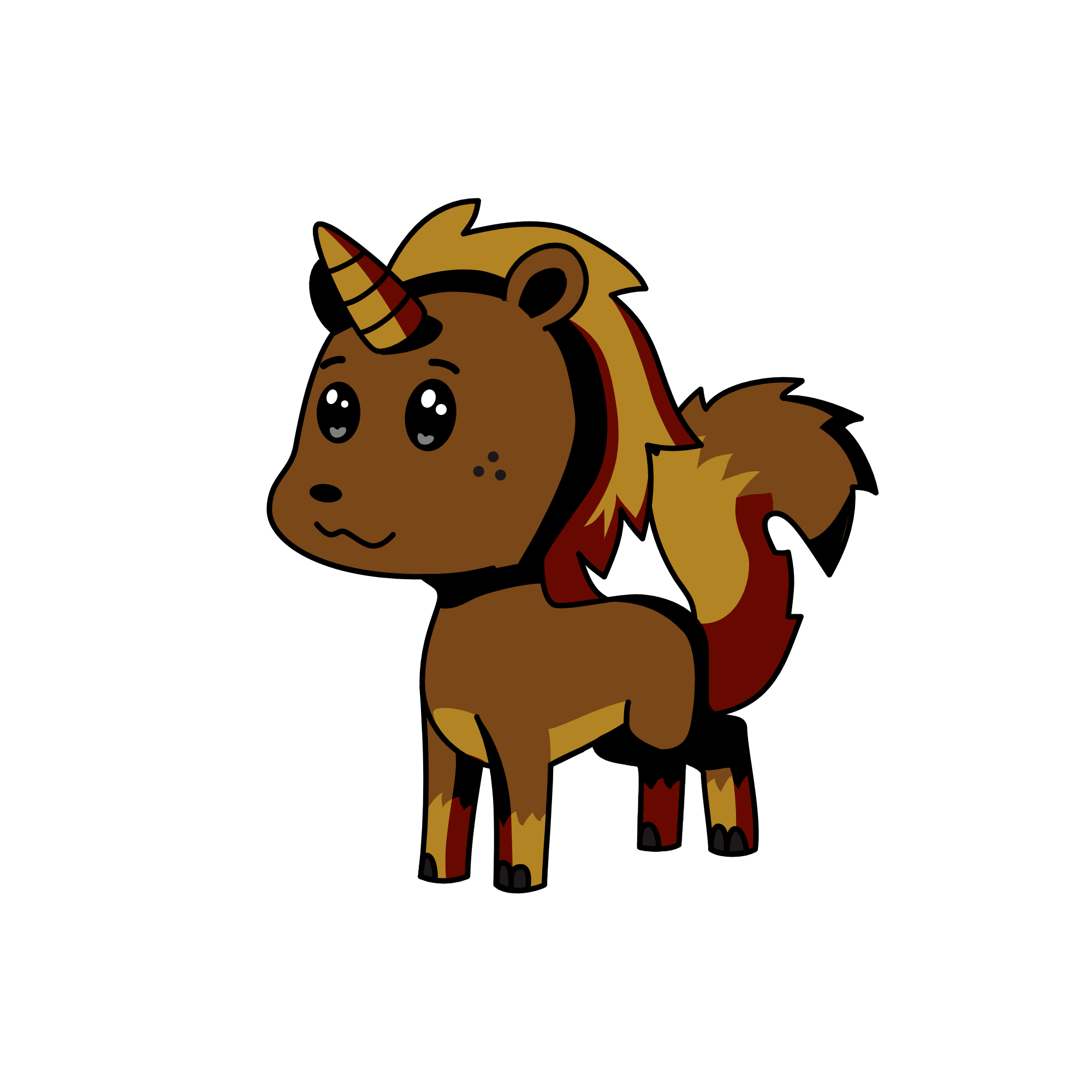 Squirrel, the unicorn