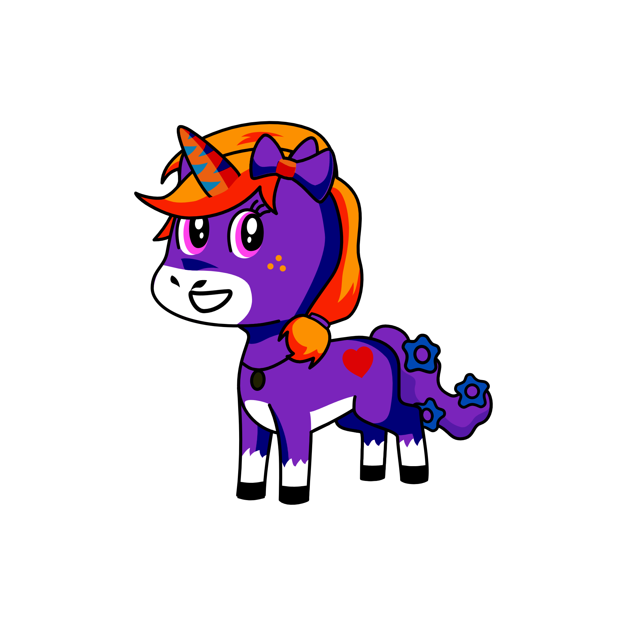 c hewing on my left cheek specialized bubble gum, the unicorn