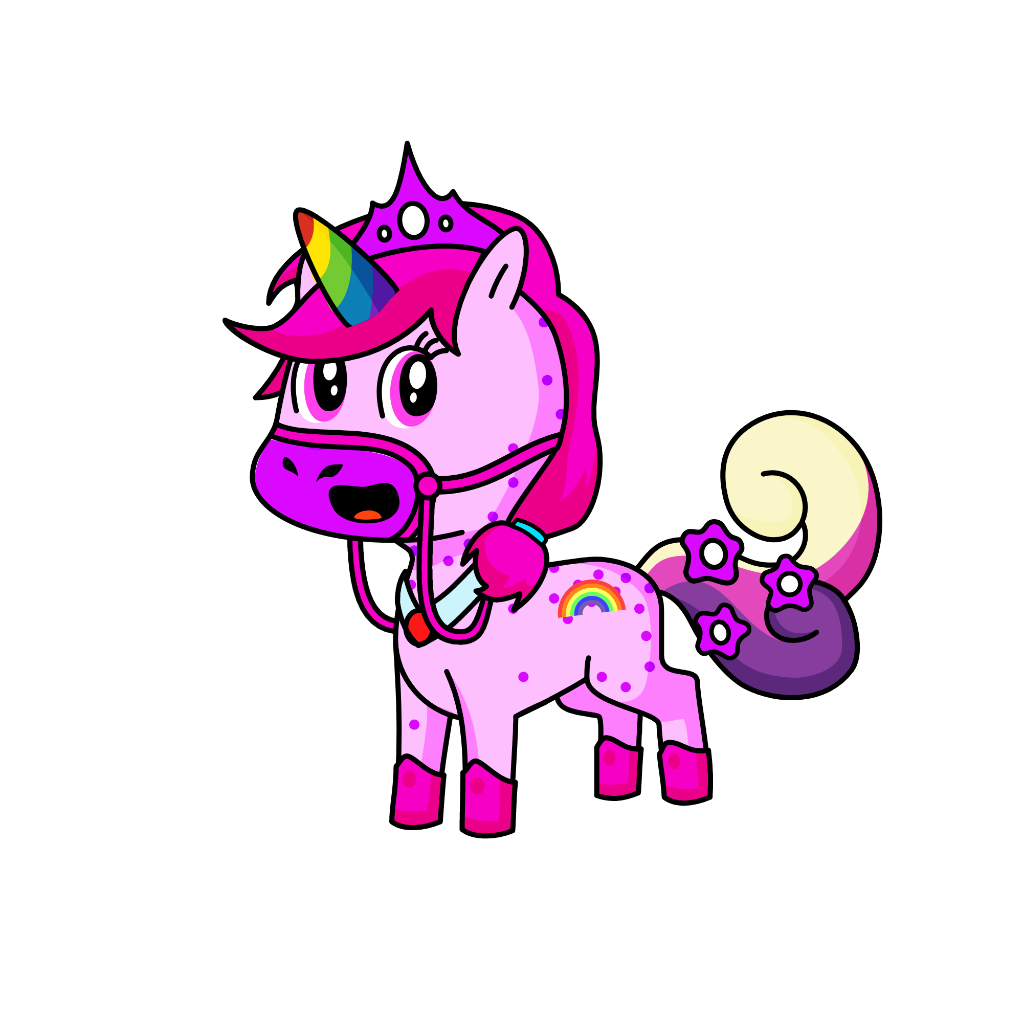 pink, the unicorn