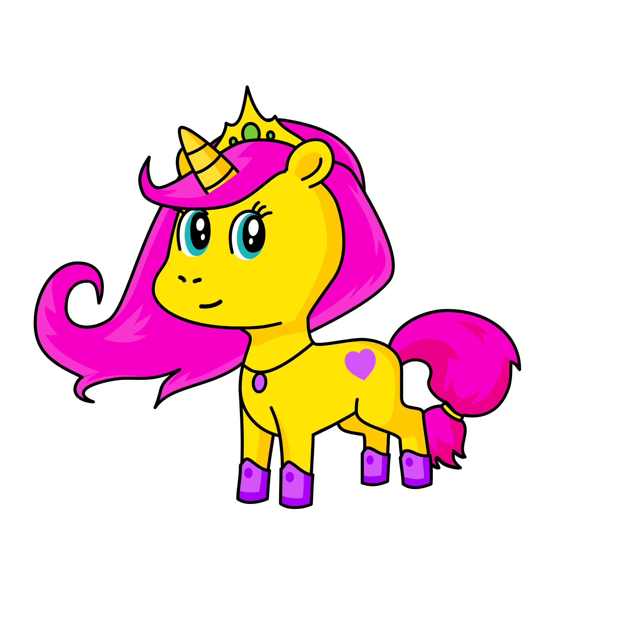 Fluttershy, the unicorn