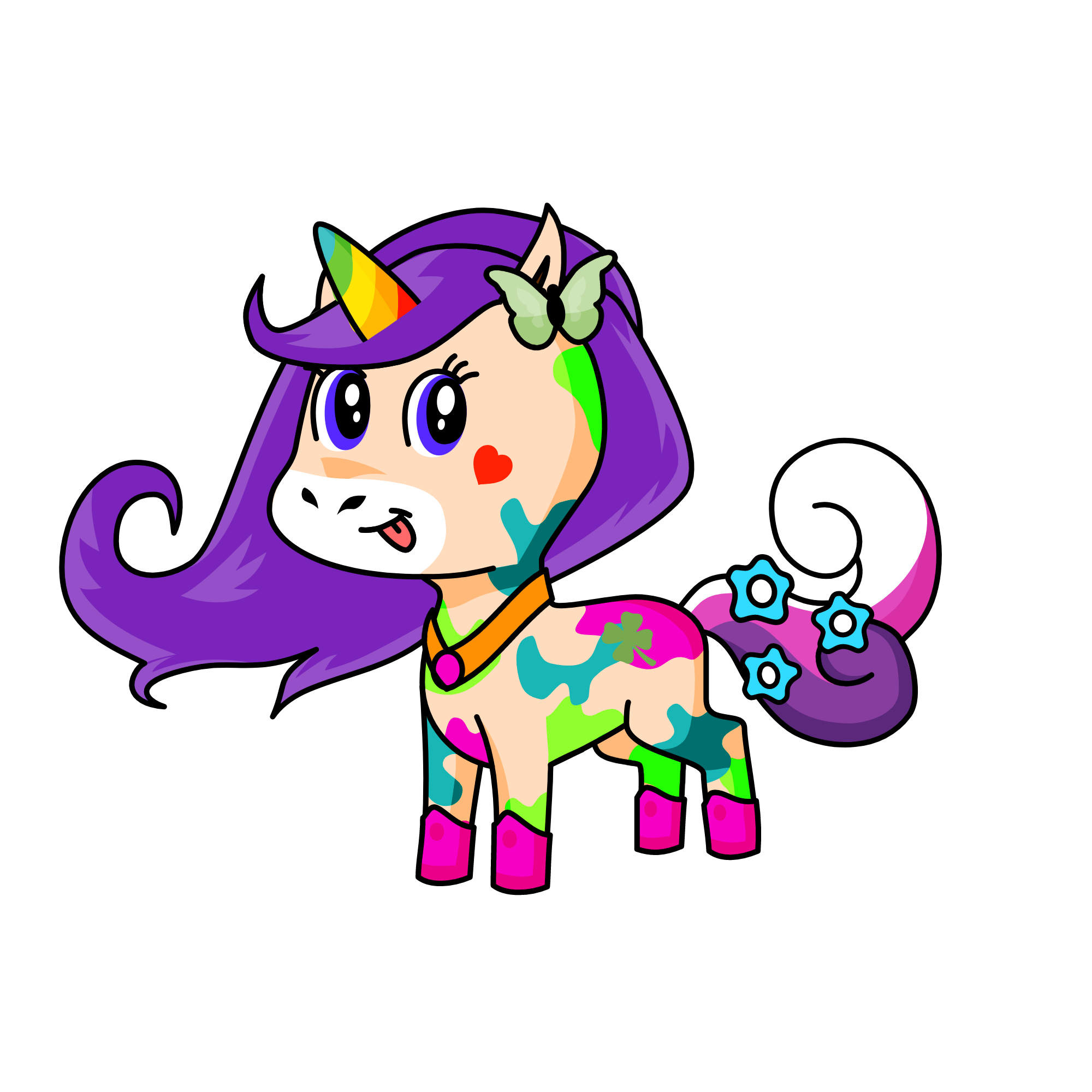 Ice cream, the unicorn