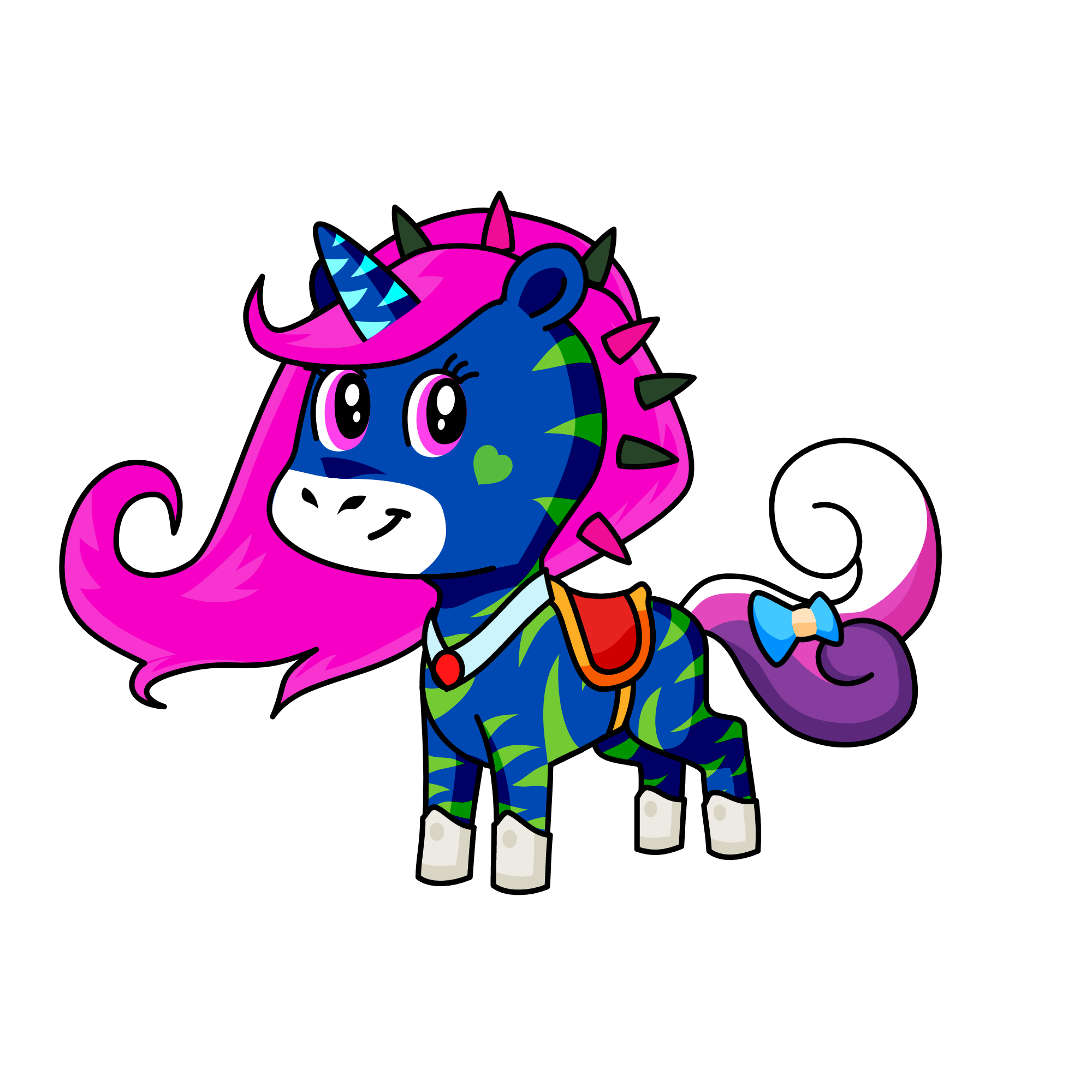 Pebres, the unicorn