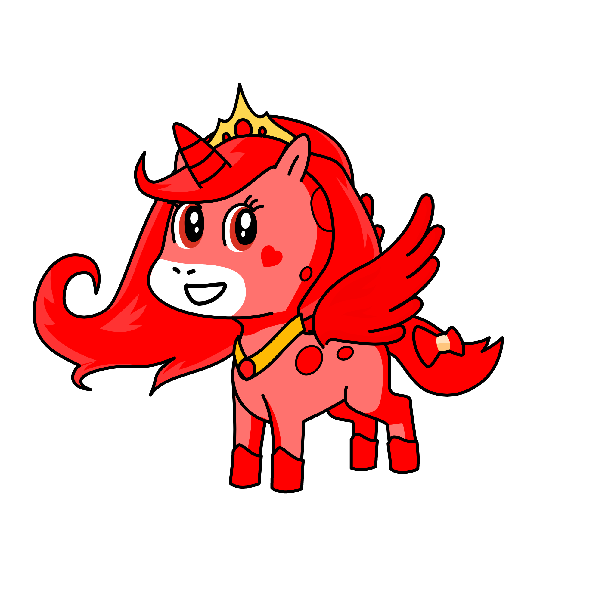 Evil, the unicorn