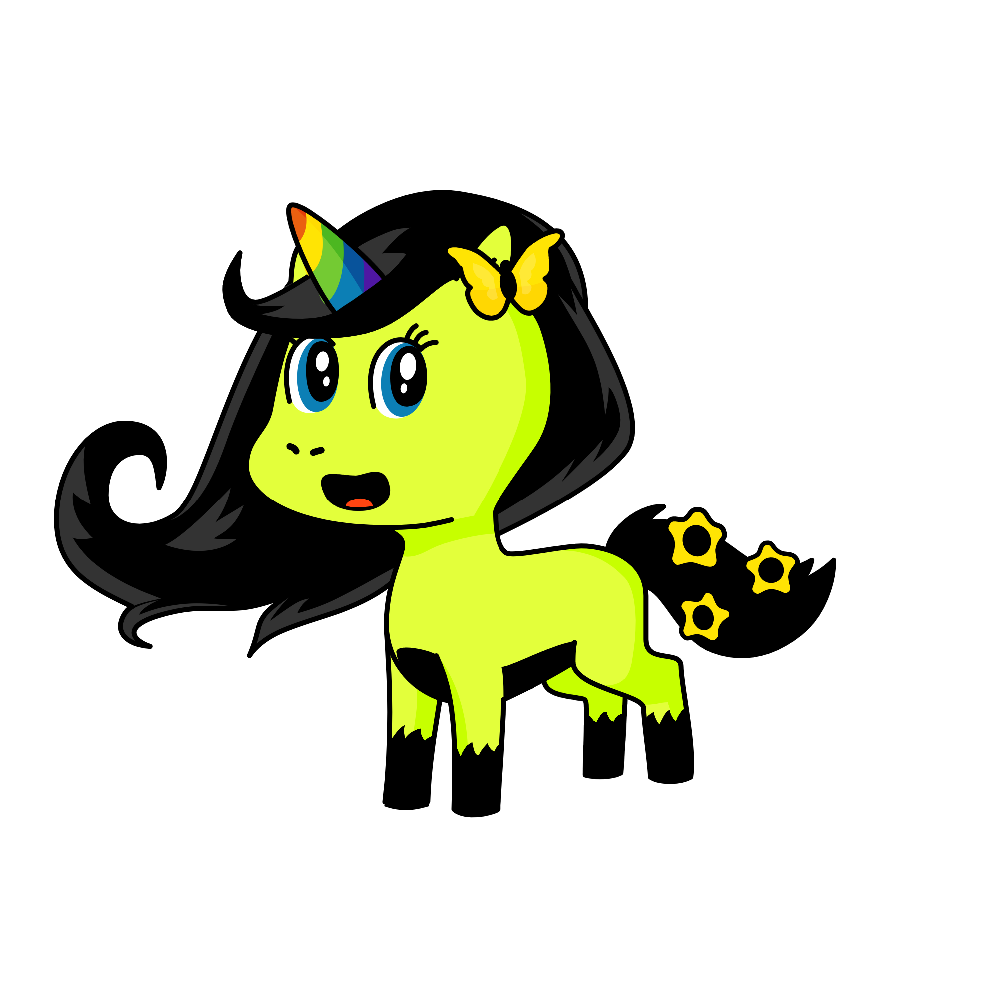 Queen Bee, the unicorn