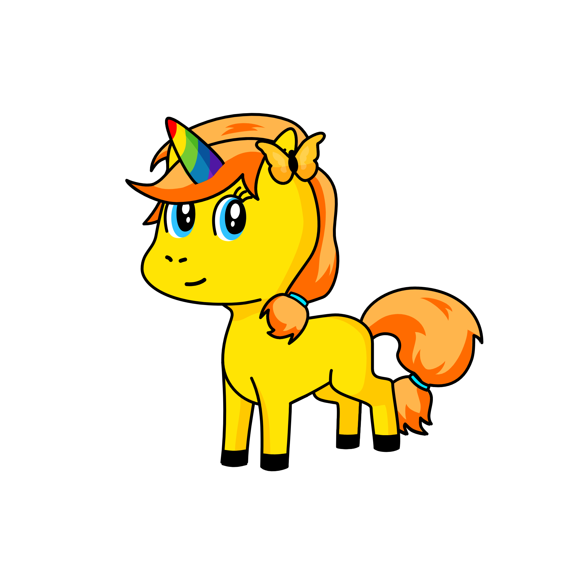 Queen Bee, the unicorn