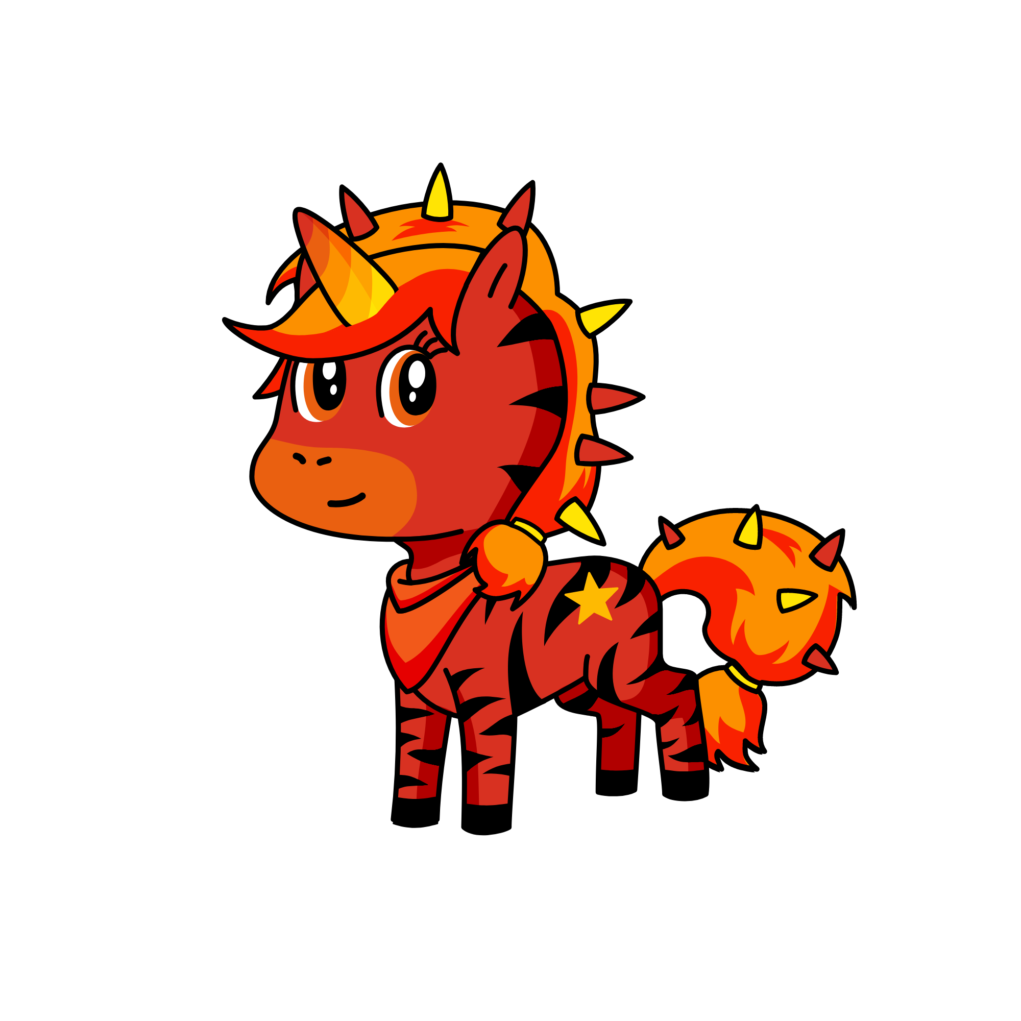 FIRE ONİCORN, the unicorn
