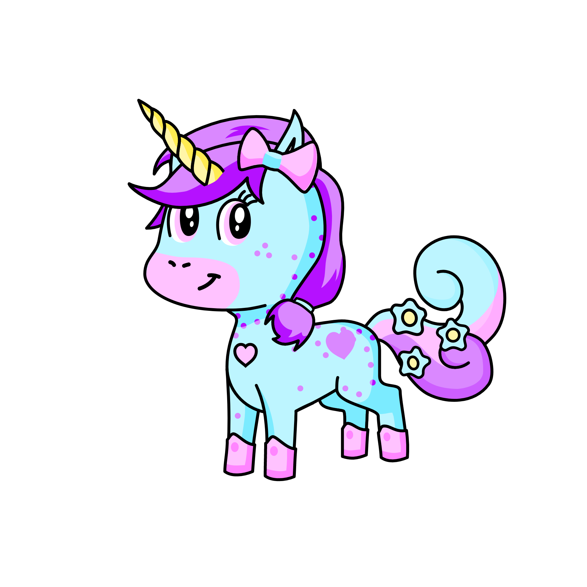 Goldie, the unicorn