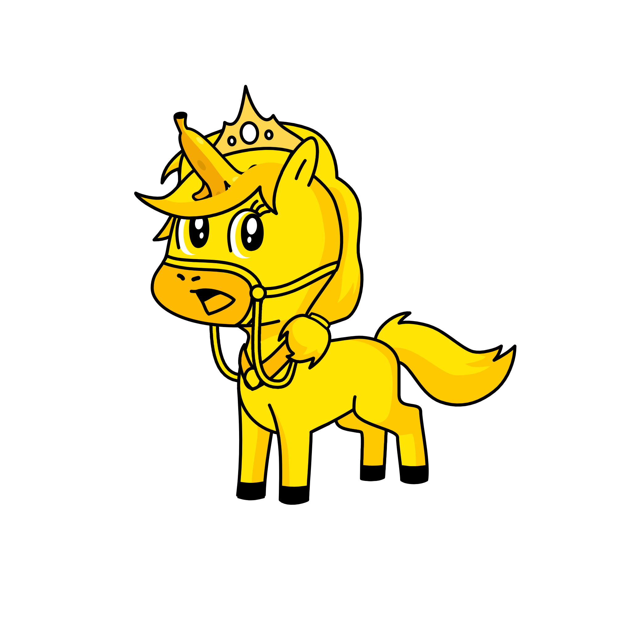 banana peel, the unicorn