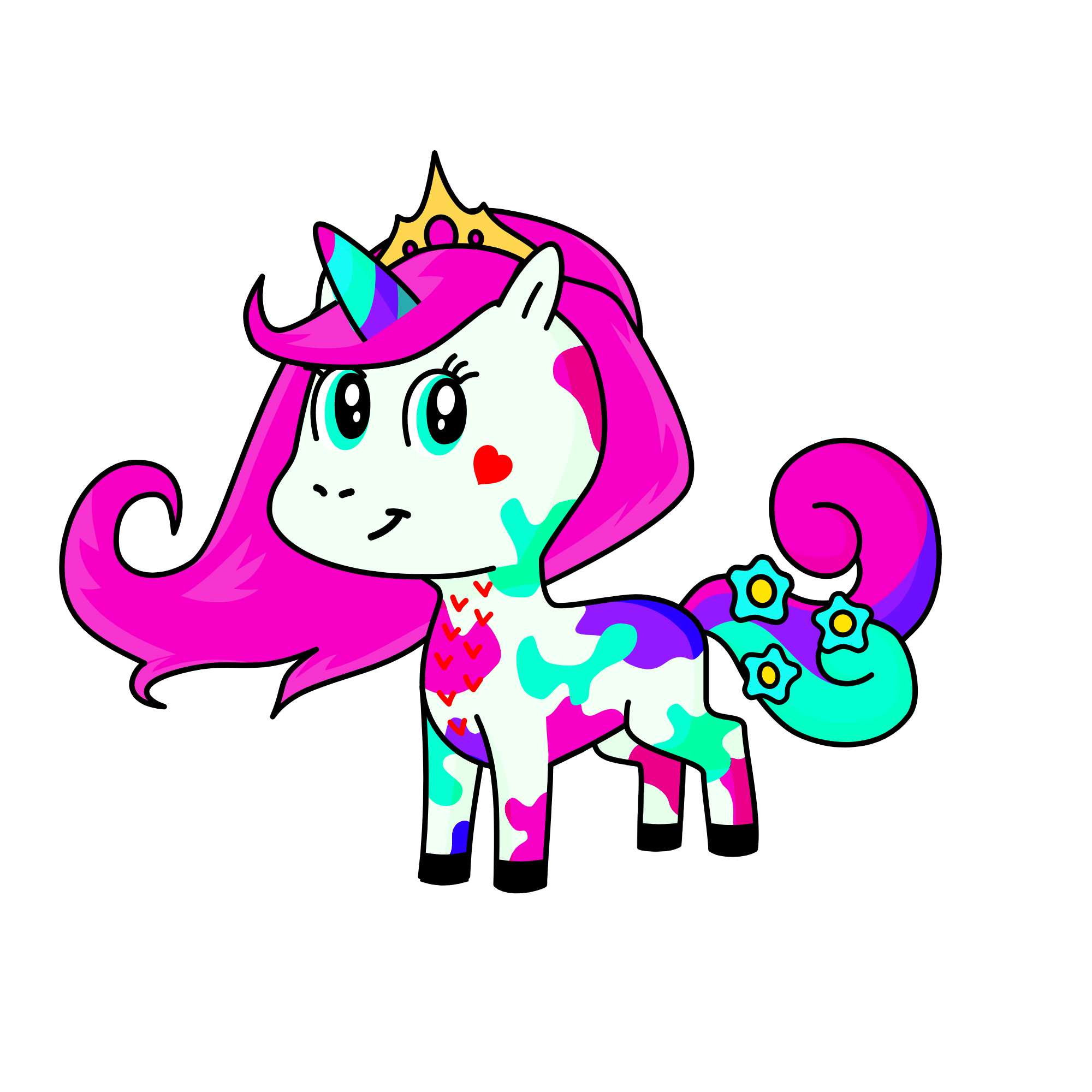 Rambow, the unicorn