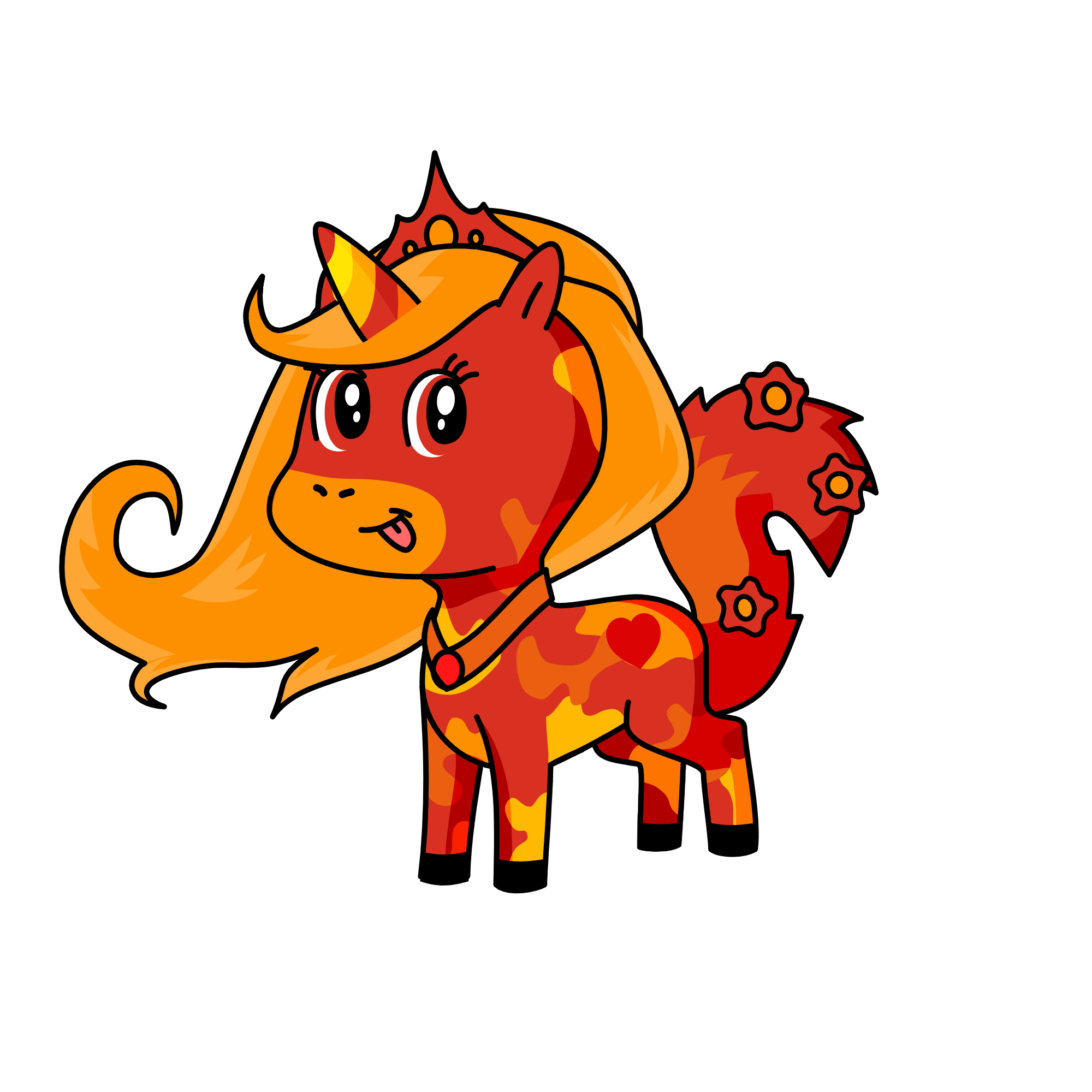 fire, the unicorn